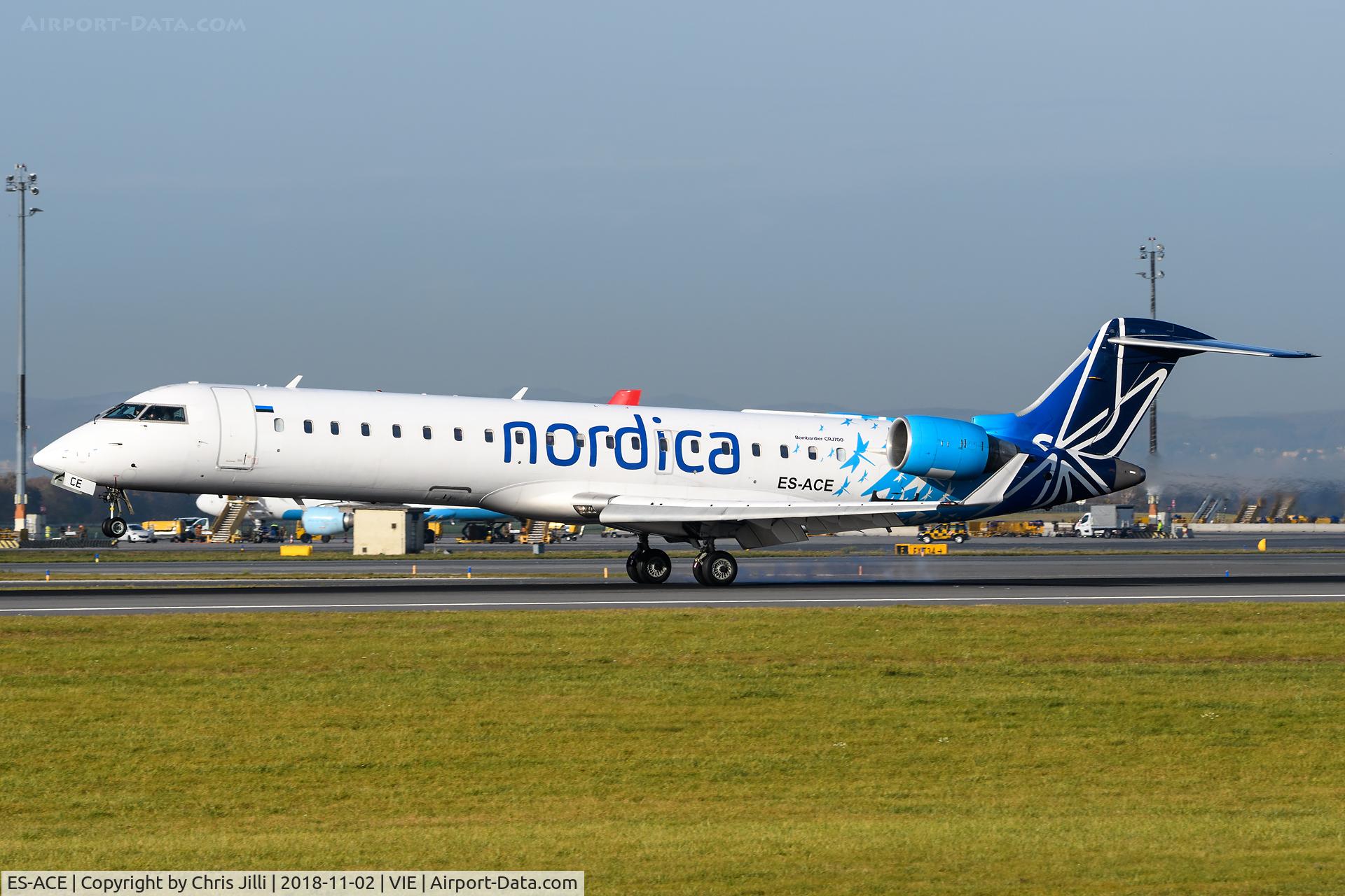 ES-ACE, 2003 Canadair CRJ-700 (CL-600-2C10) Regional Jet C/N 10083, Nordica