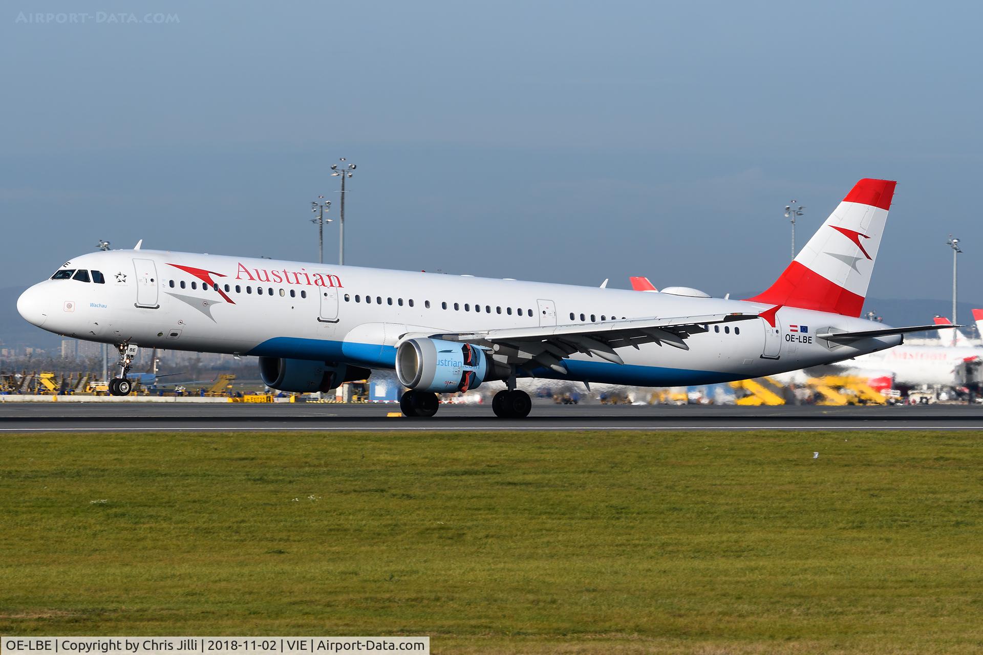 OE-LBE, 1998 Airbus A321-211 C/N 935, Austrian Airlines