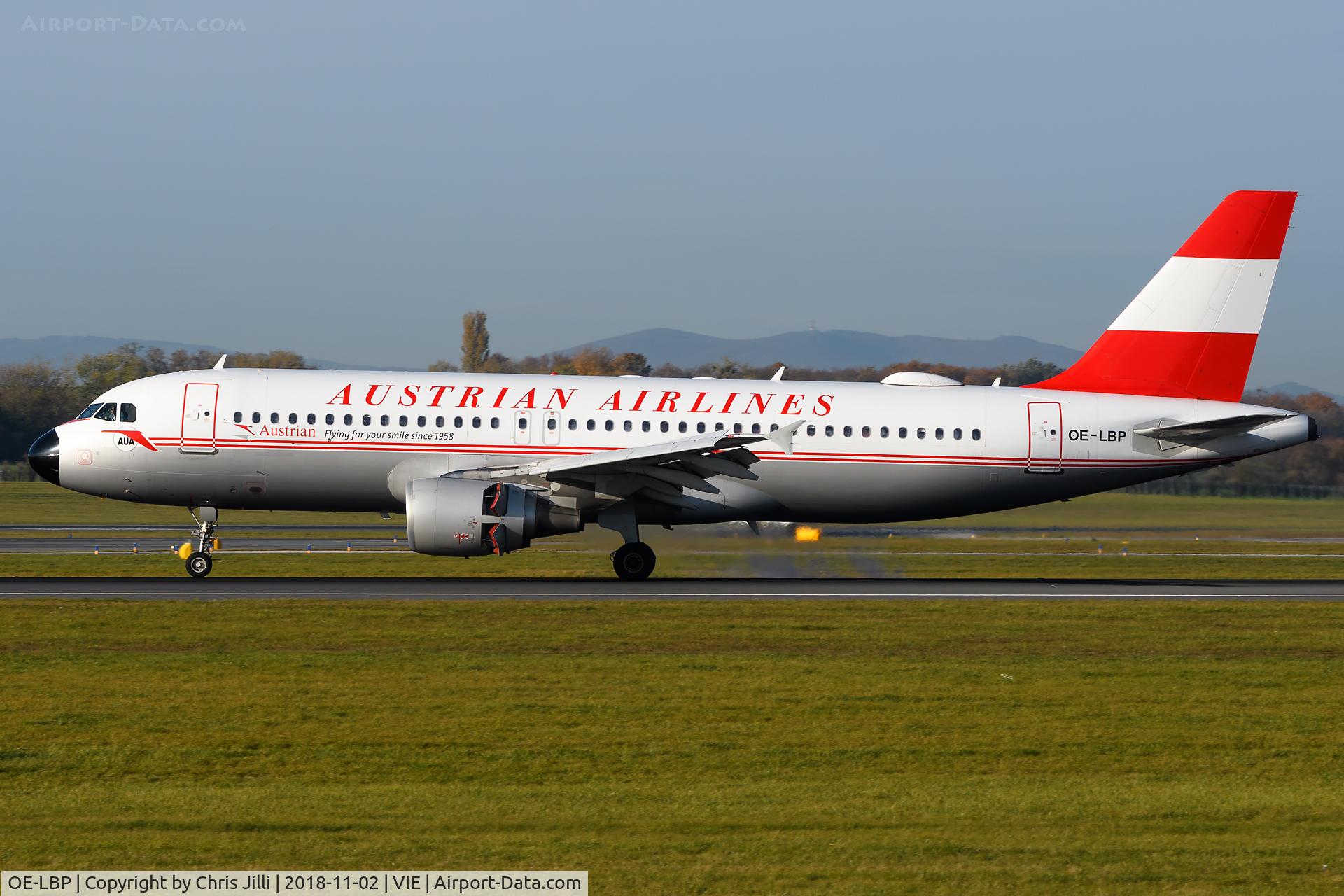OE-LBP, 1998 Airbus A320-214 C/N 797, Austrian Airlines