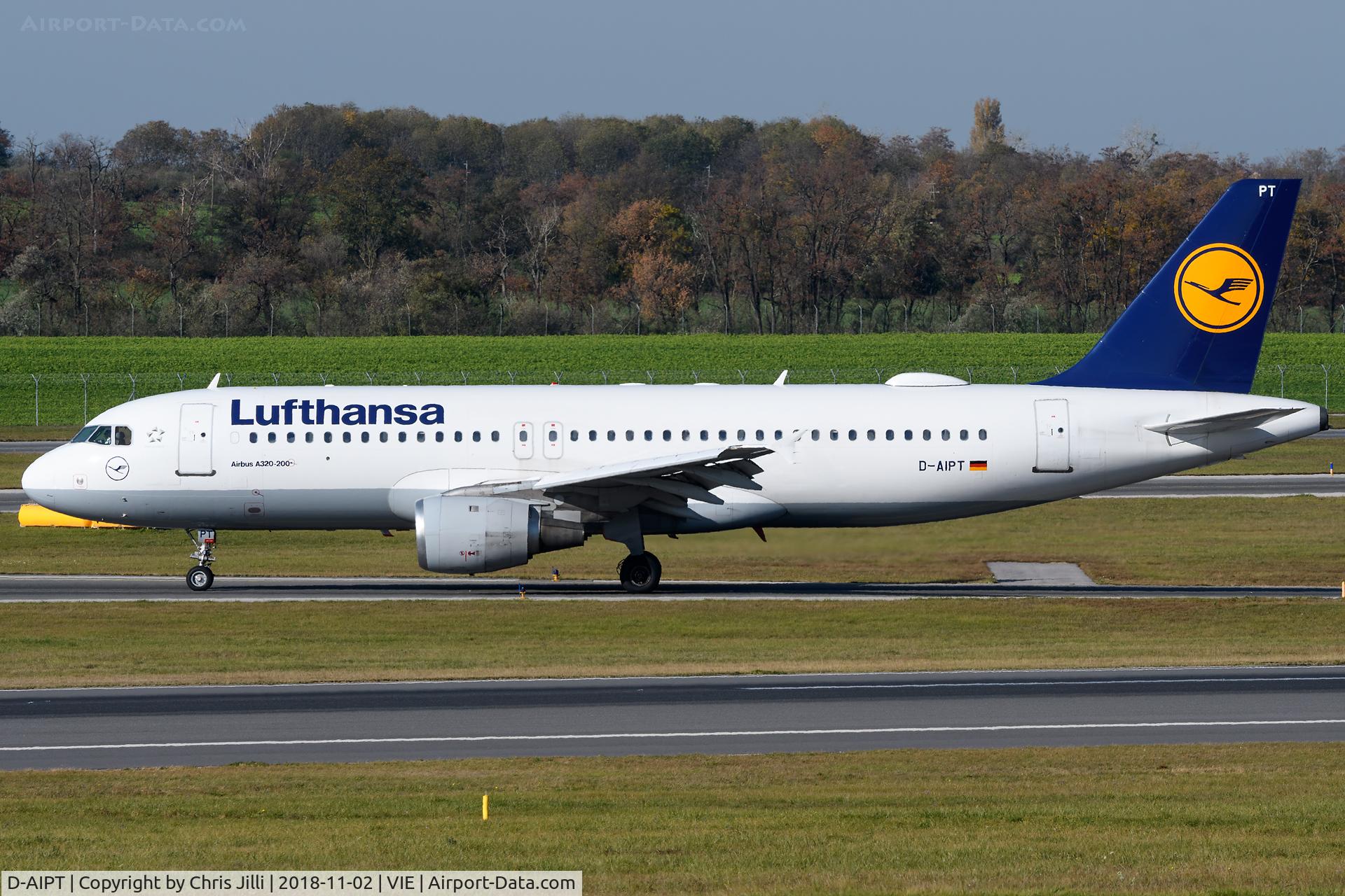 D-AIPT, 1990 Airbus A320-211 C/N 117, Lufthansa