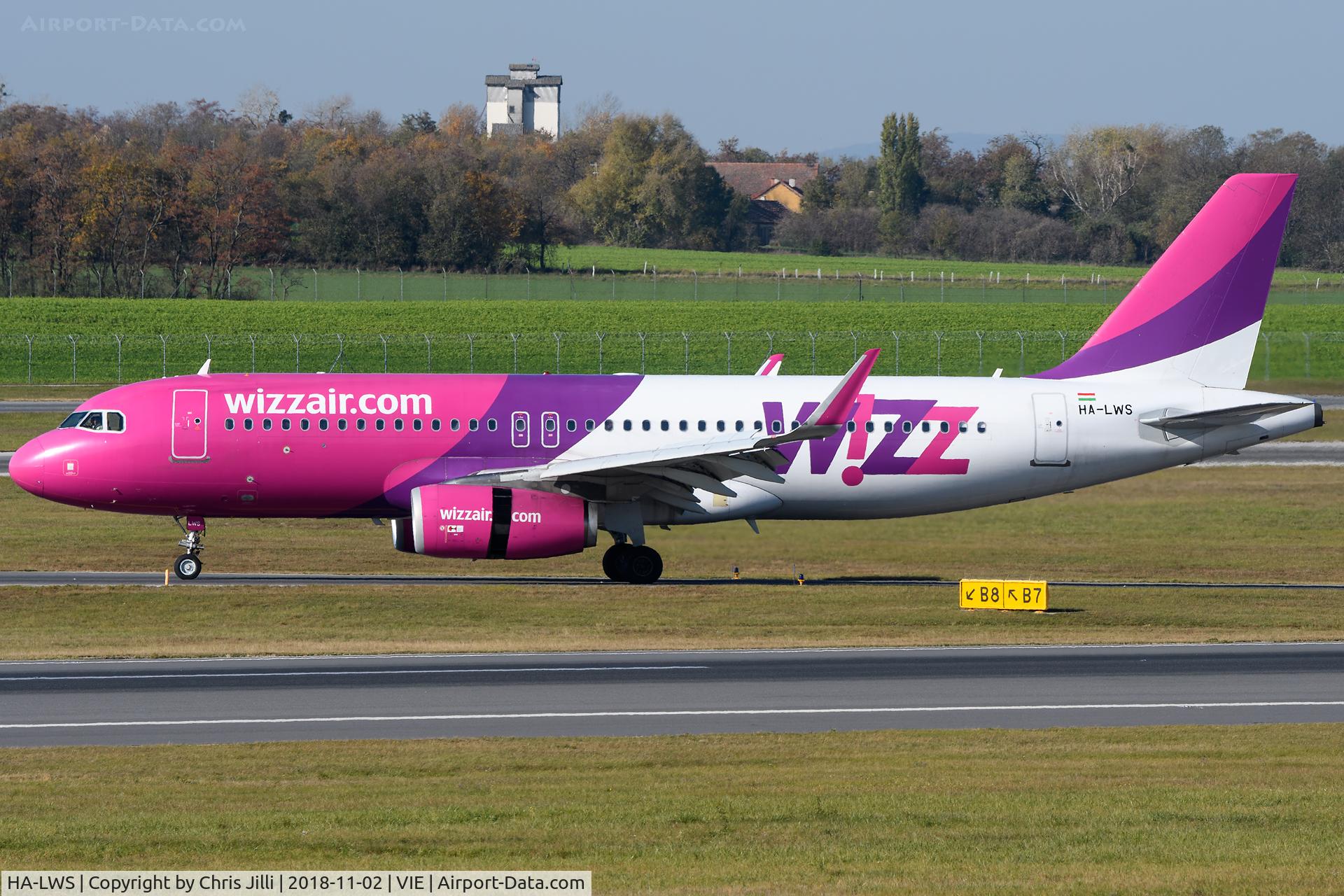 HA-LWS, 2013 Airbus A320-232 C/N 5608, Wizzair