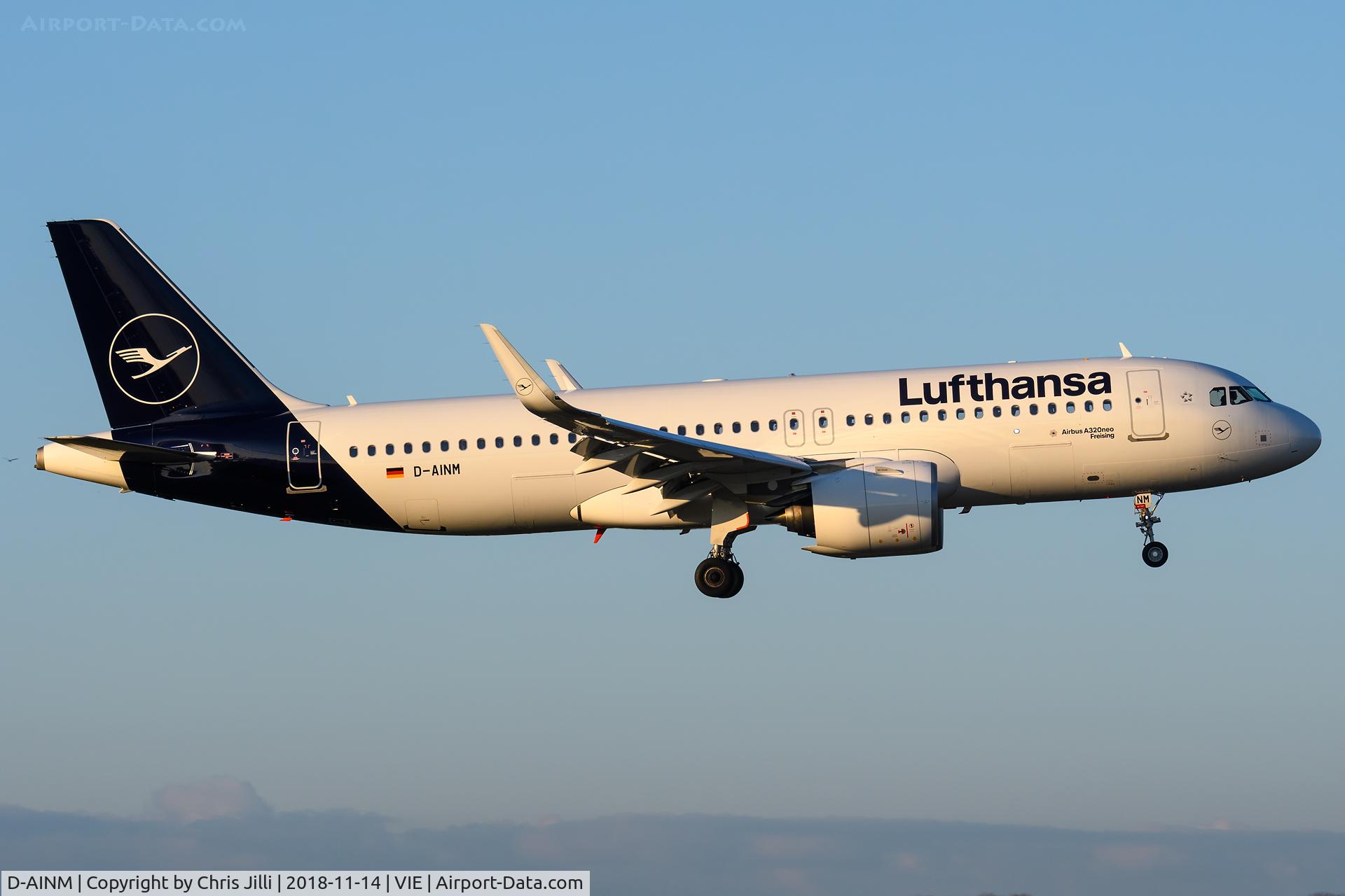 D-AINM, 2018 Airbus A320-271NEO C/N 8456, Lufthansa