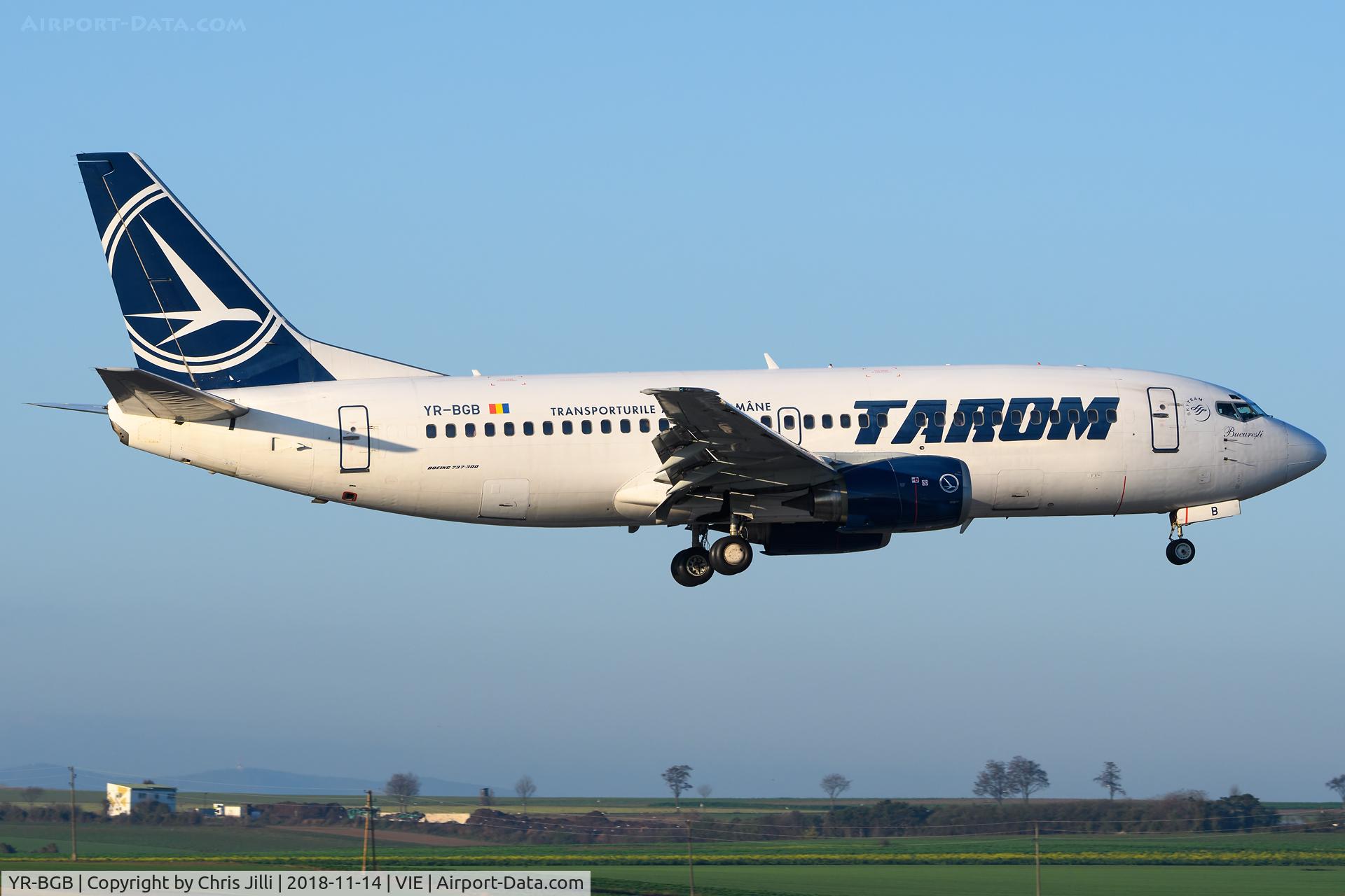 YR-BGB, 1993 Boeing 737-38J C/N 27180, TAROM