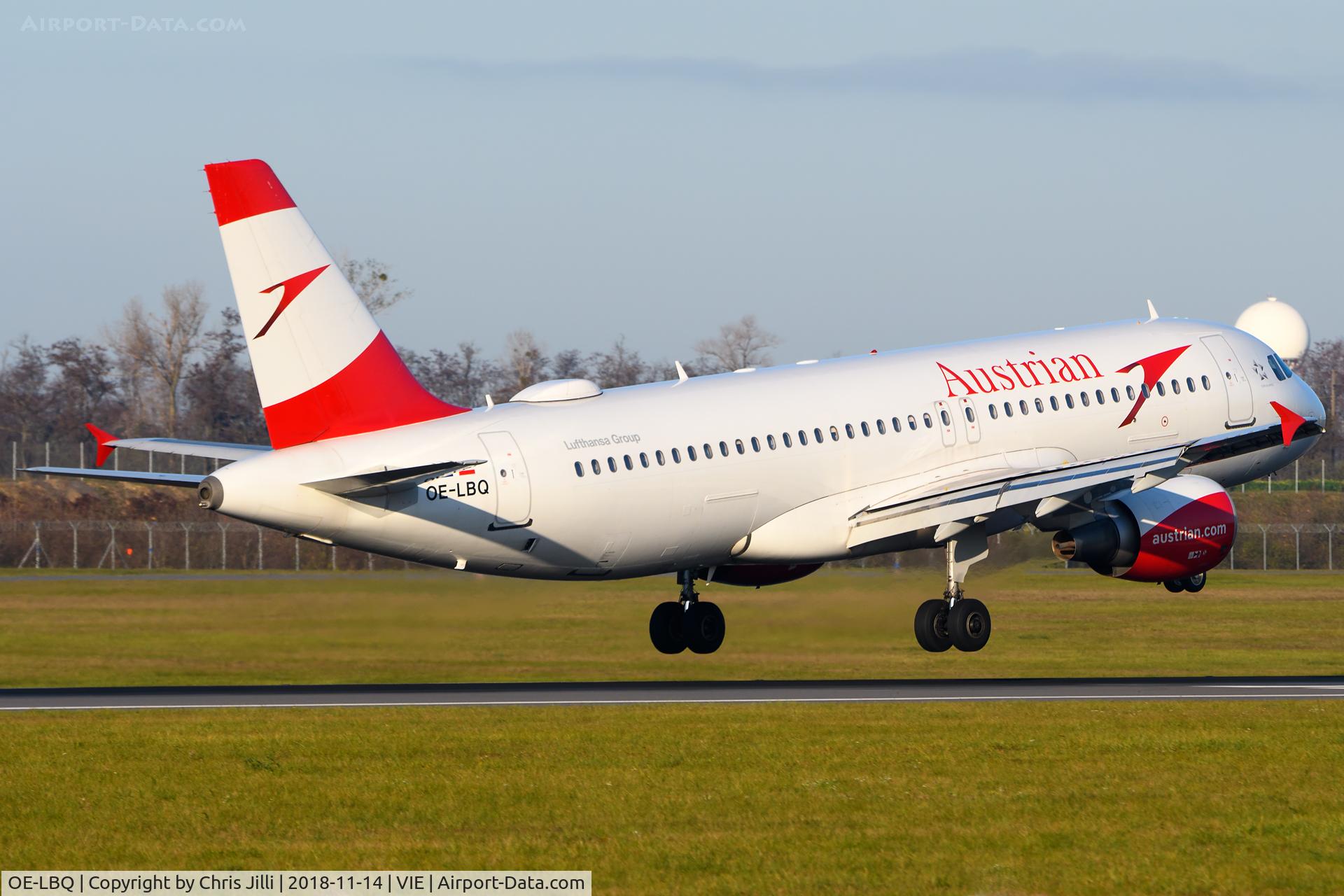 OE-LBQ, 1999 Airbus A320-214 C/N 1137, Austrian Airlines