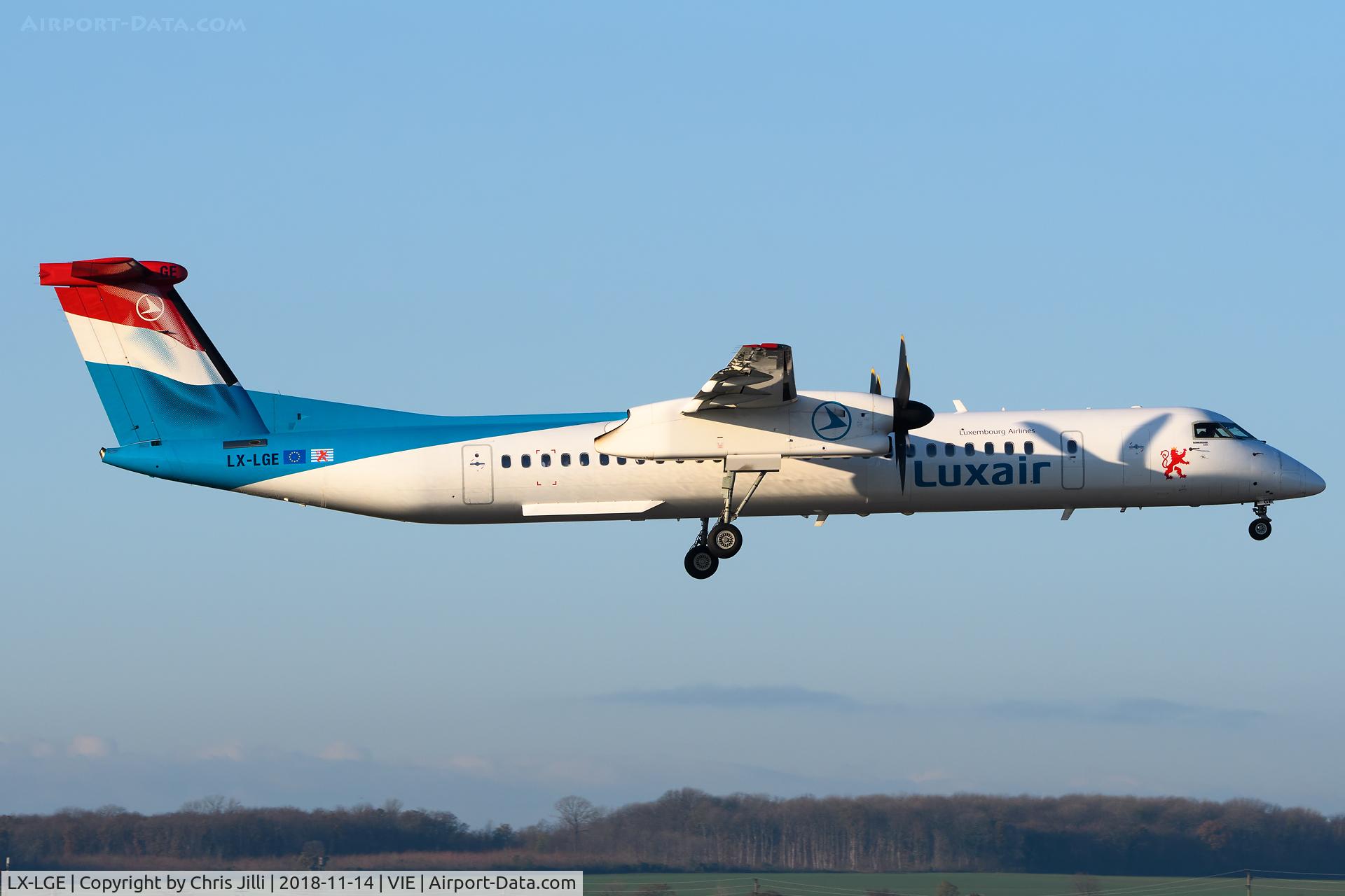 LX-LGE, 2009 De Havilland Canada DHC-8-402Q Dash 8 C/N 4284, Luxair