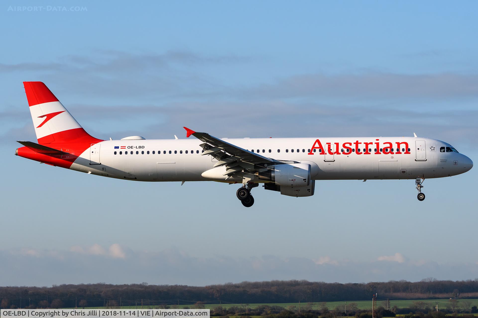 OE-LBD, 1998 Airbus A321-211 C/N 920, Austrian Airlines