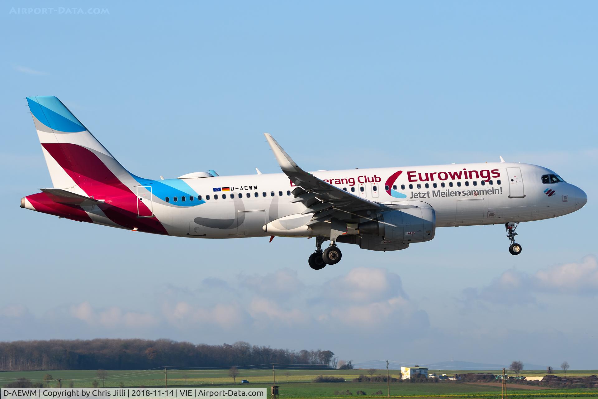 D-AEWM, 2016 Airbus A320-214 C/N 7259, Eurowings