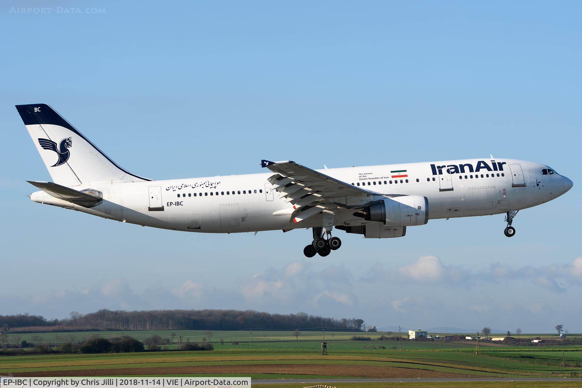 EP-IBC, 1992 Airbus A300B4-605R C/N 632, Iran Air