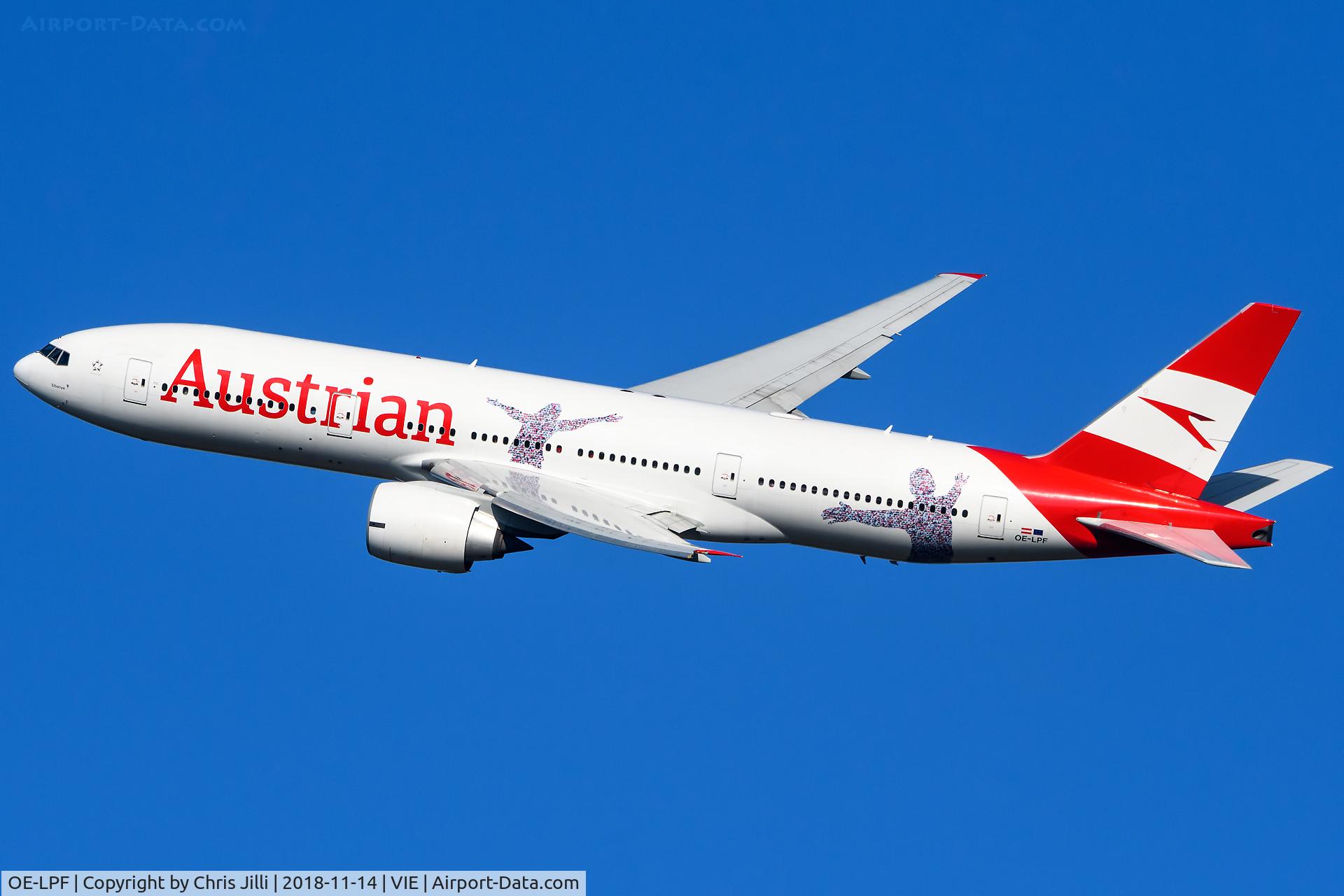 OE-LPF, 2001 Boeing 777-2Q8/ER C/N 28692, Austrian Airlines