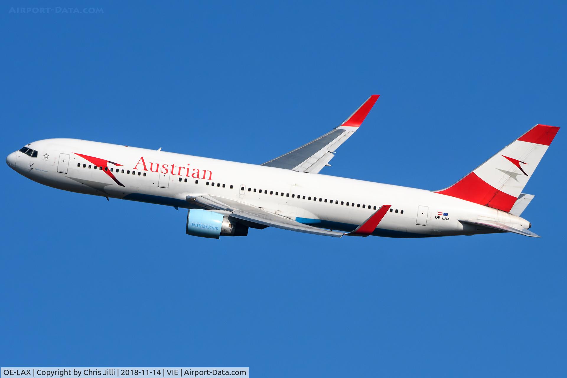 OE-LAX, 1992 Boeing 767-3Z9/ER C/N 27095, Austrian Airlines