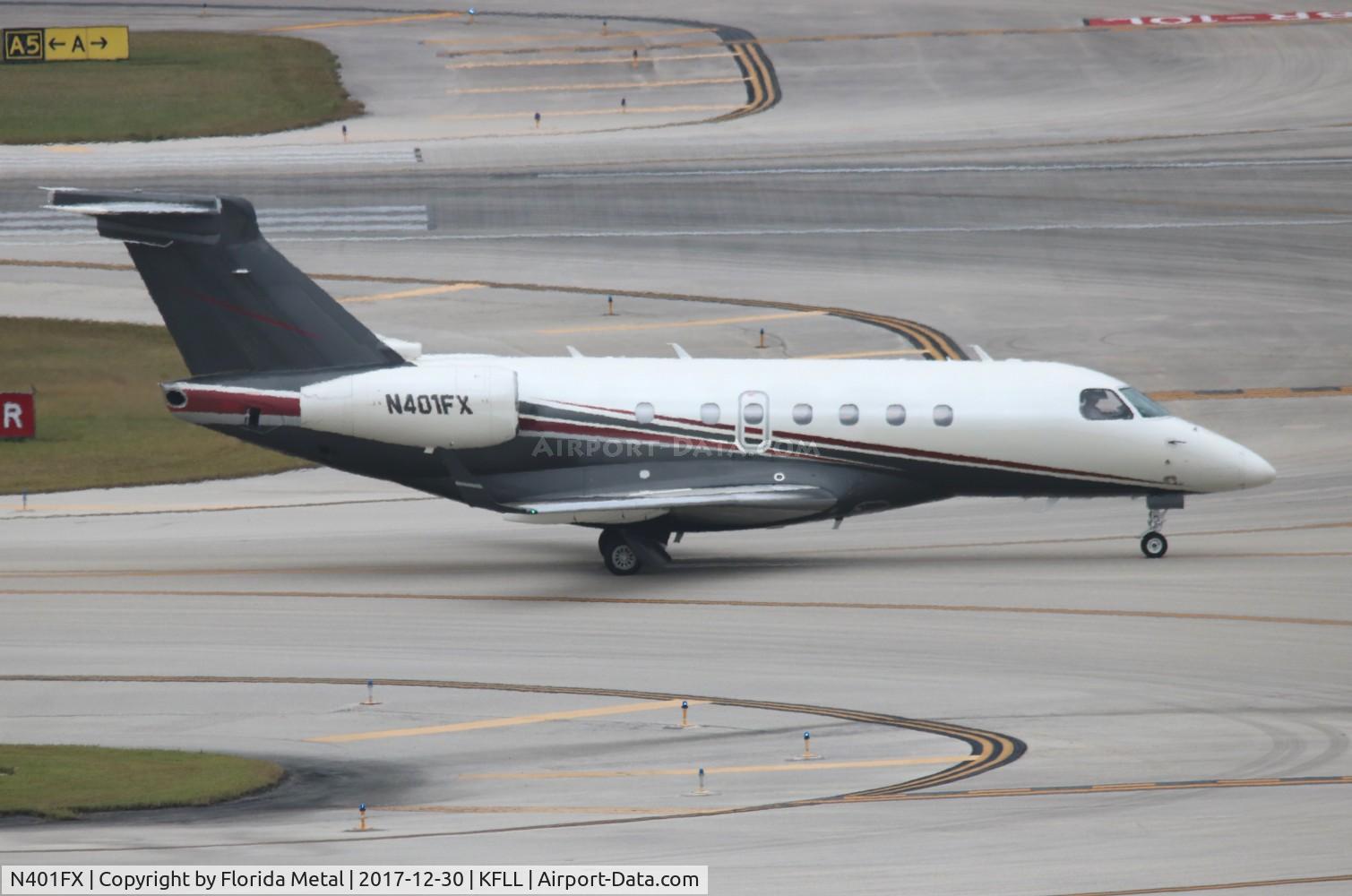 N401FX, 2015 Embraer EMB-550 Legacy 500 C/N 55000027, FLL 2017