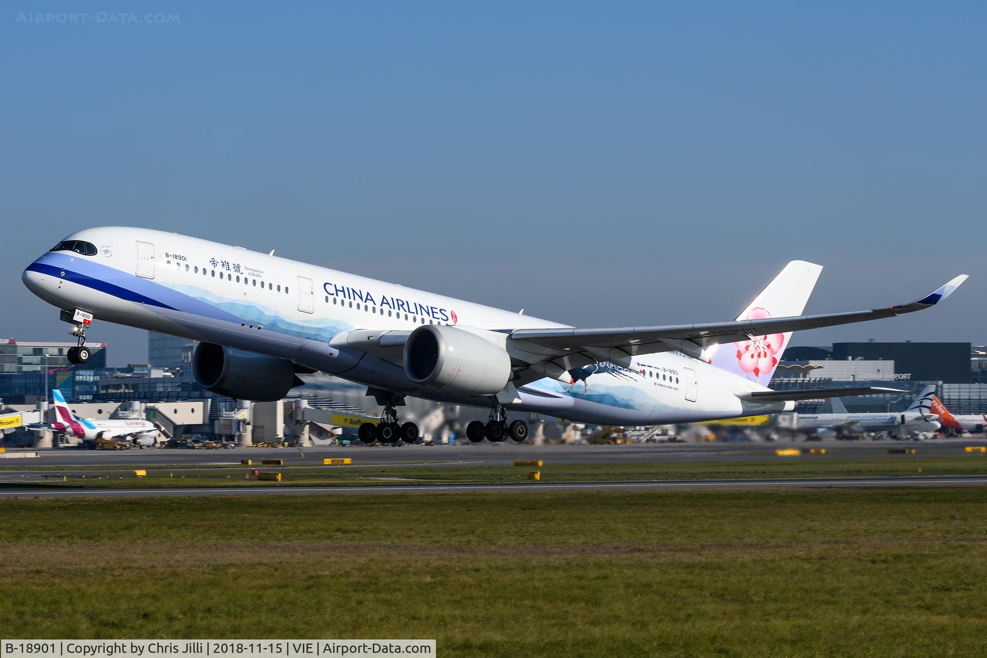 B-18901, 2016 Airbus A350-941 C/N 049, China Airlines