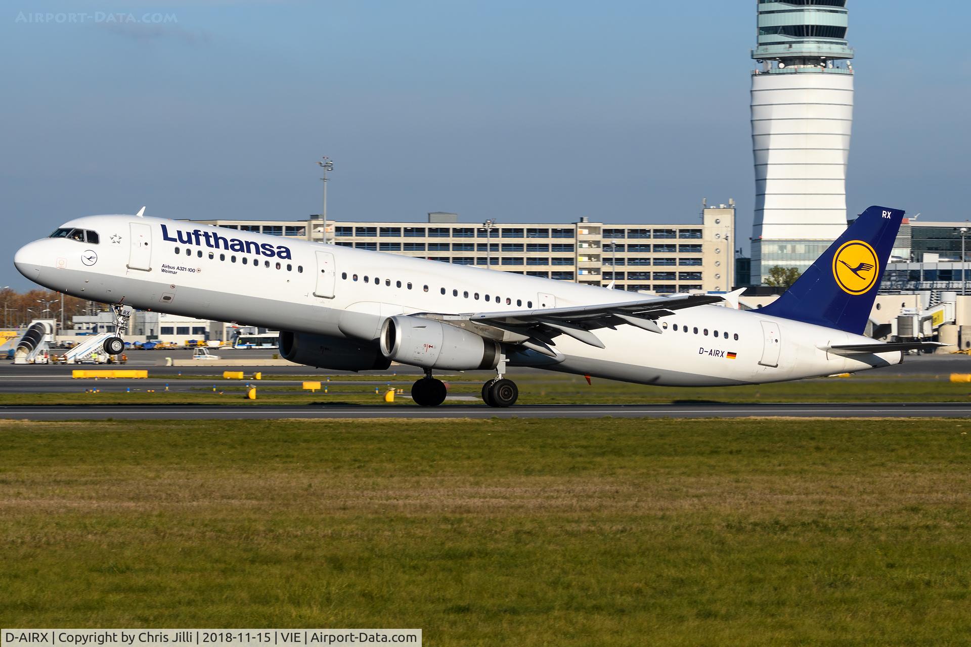 D-AIRX, 1998 Airbus A321-131 C/N 0887, Lufthansa