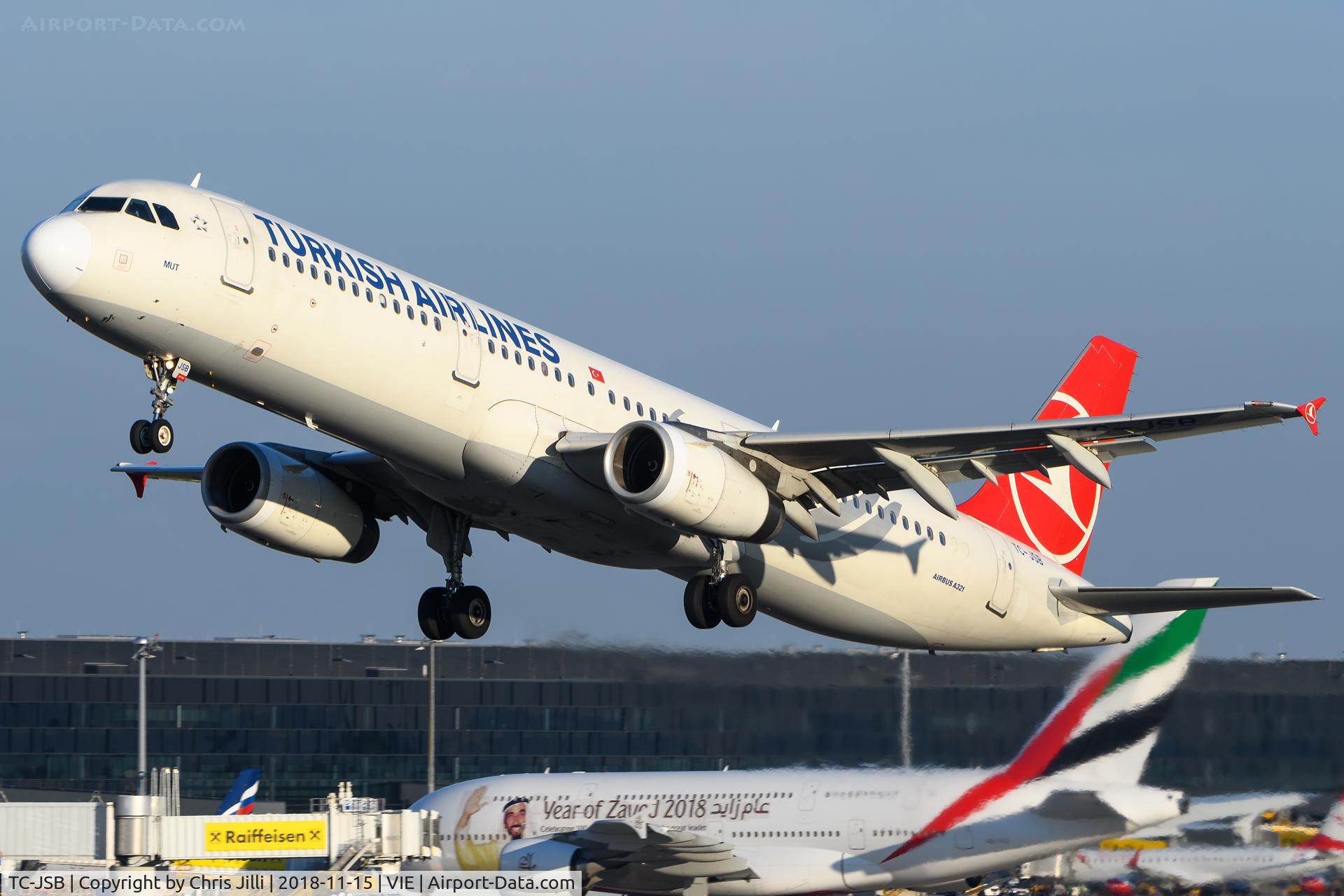 TC-JSB, 2012 Airbus A321-231 C/N 5205, Turkish Airlines