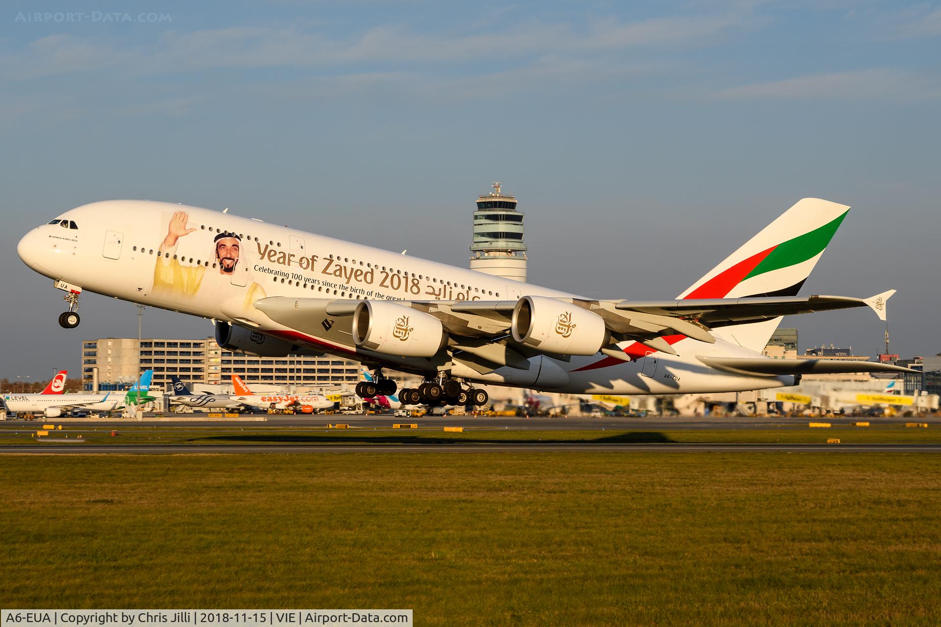 A6-EUA, 2016 Airbus A380-861 C/N 211, Emirates