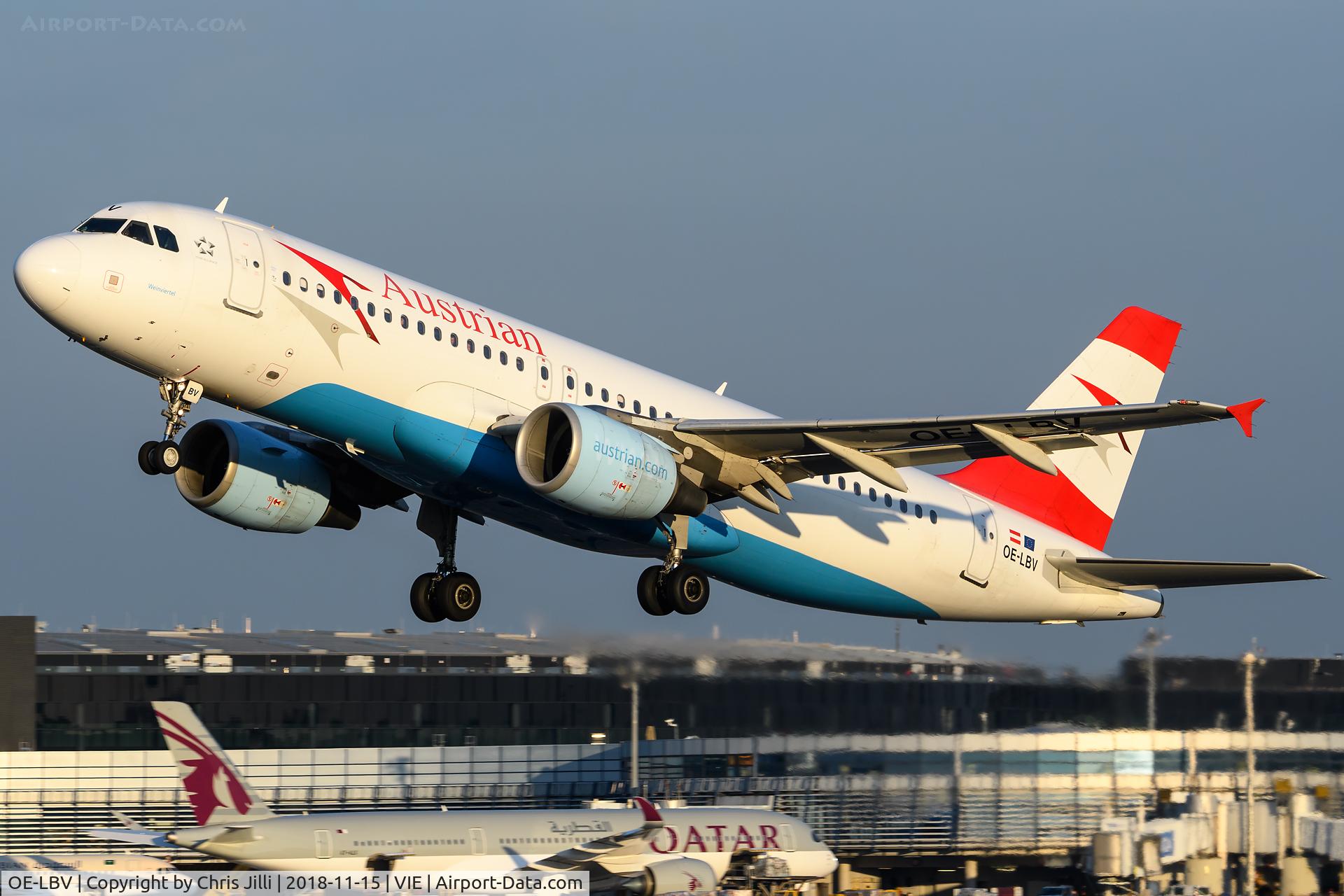OE-LBV, 2000 Airbus A320-214 C/N 1385, Austrian