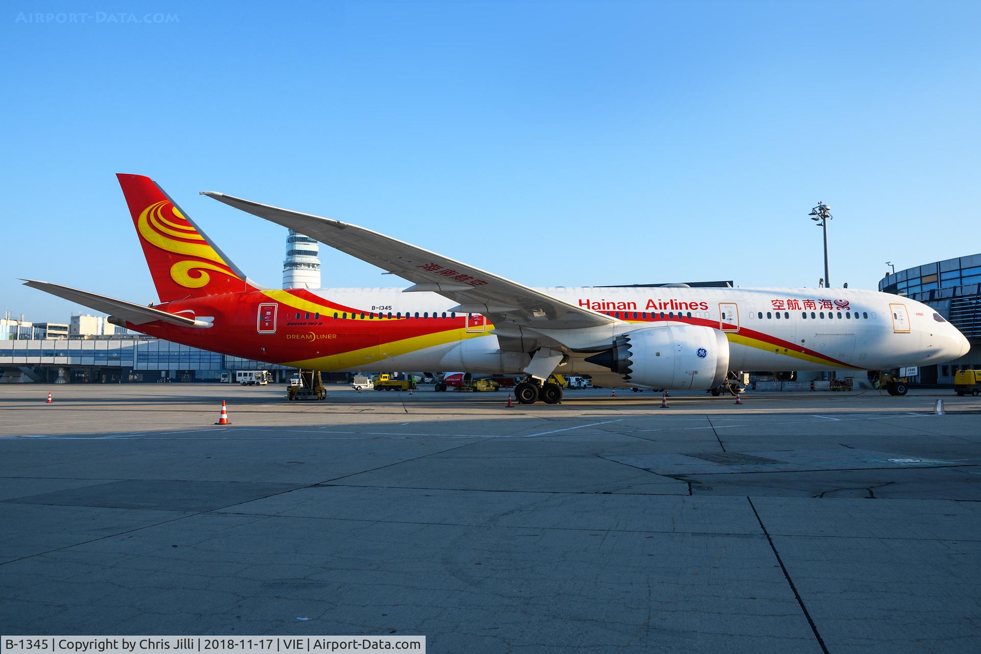 B-1345, 2017 Boeing 787-9 Dreamliner C/N 38781, Hainan Airlines