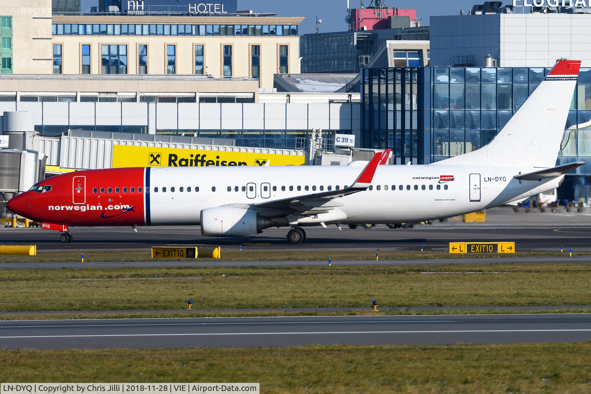 LN-DYQ, 2011 Boeing 737-8JP C/N 40869, Norwegian