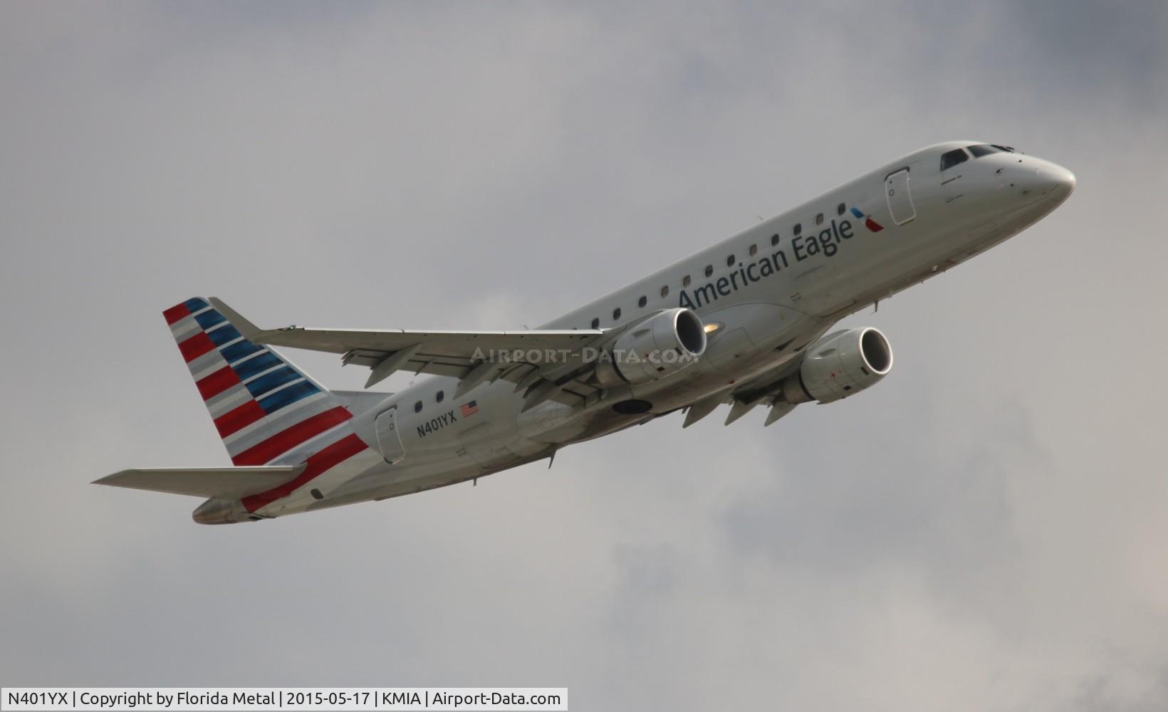 N401YX, 2013 Embraer 175LR (ERJ-170-200LR) C/N 17000363, MIA 2015