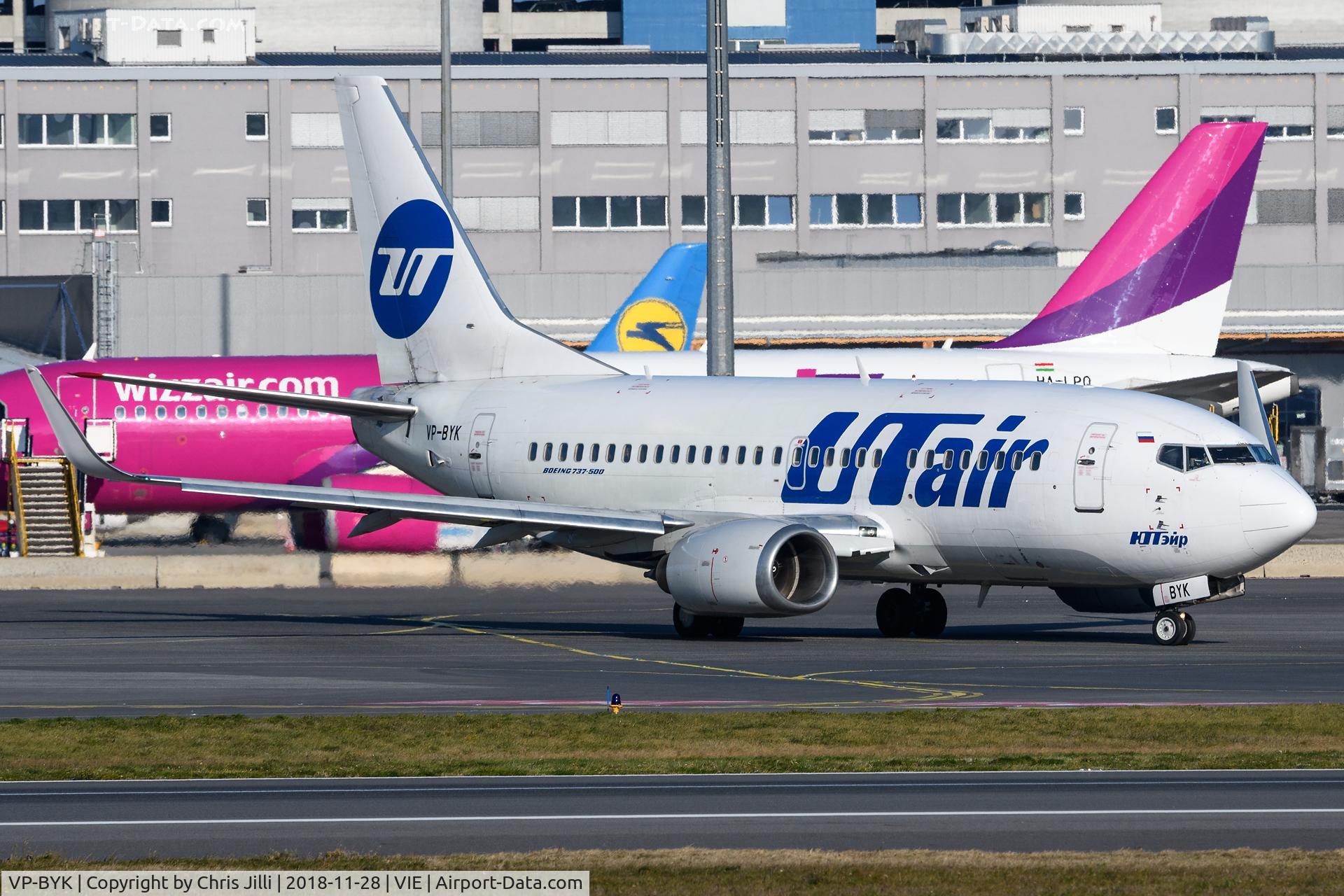 VP-BYK, 1998 Boeing 737-524 C/N 28918, UTair