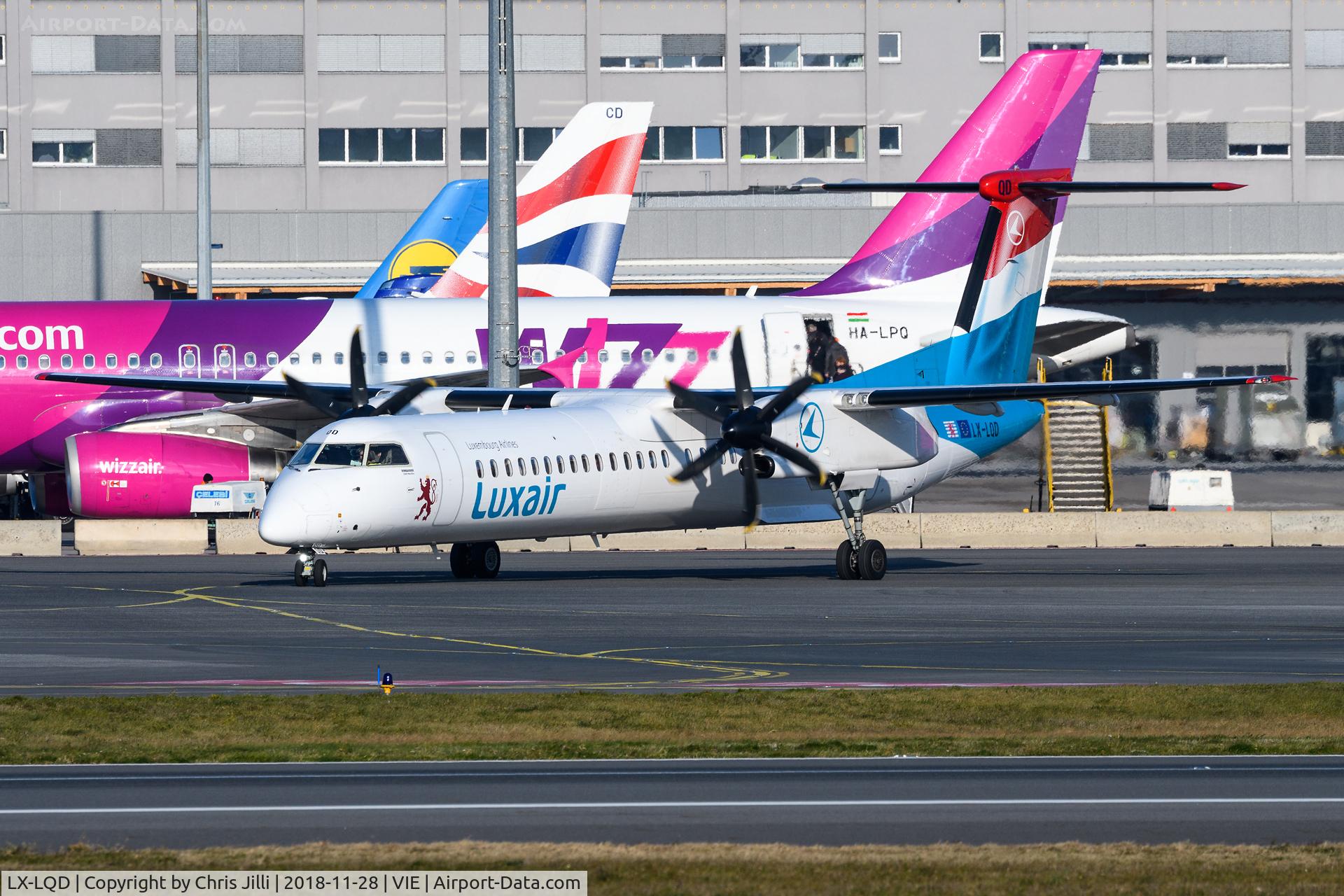 LX-LQD, 2016 De Havilland Canada DHC-8-402Q Dash 8 Dash 8 C/N 4525, Luxair