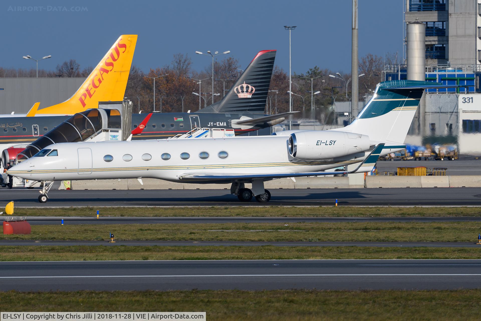 EI-LSY, 2011 Gulfstream Aerospace GV-SP (G550) C/N 5350, Private