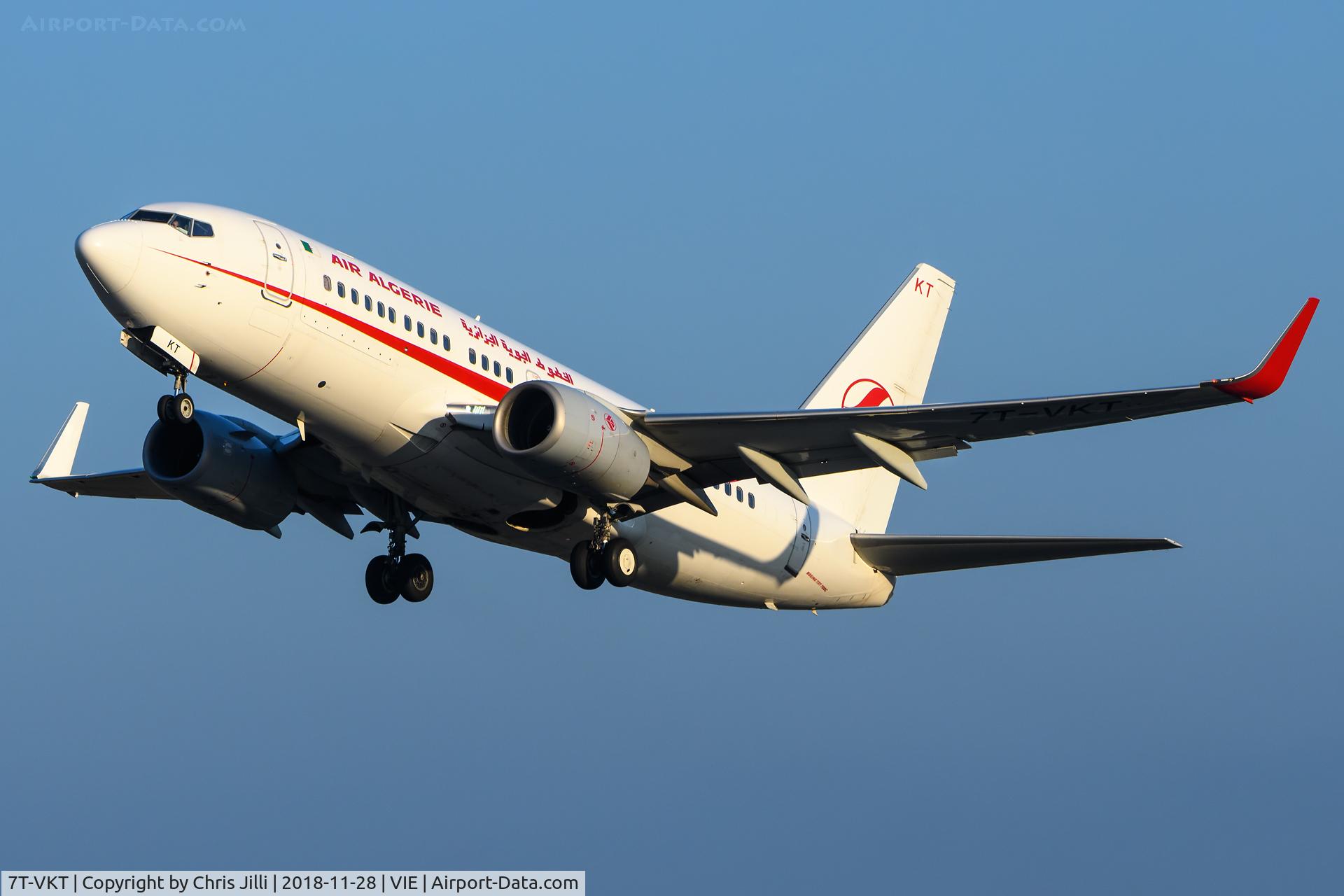 7T-VKT, 2016 Boeing 737-7D6C C/N 61341 / 6060, Air Algerie