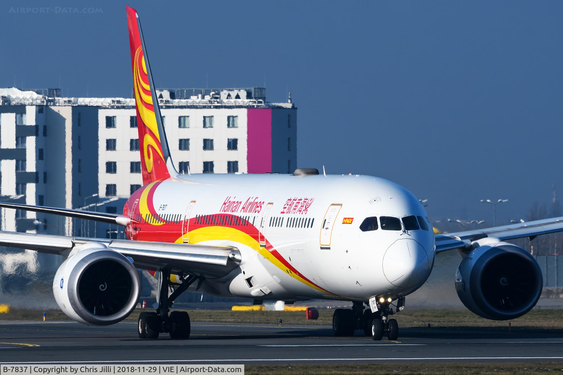 B-7837, 2016 Boeing 787-94P Dreamliner C/N 62713, Hainan Airlines