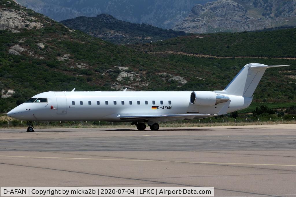 D-AFAN, 2007 Bombardier Challenger 850 (CL-600-2B19) C/N 8081, Parked