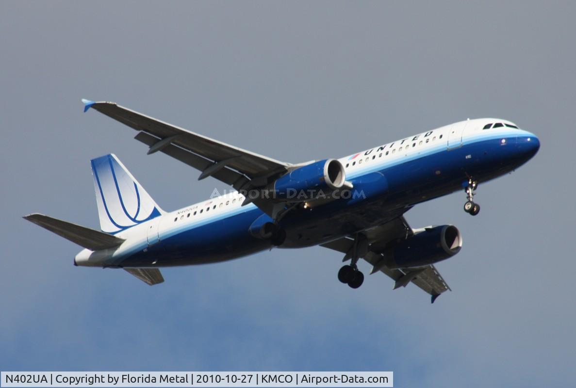 N402UA, 1993 Airbus A320-232 C/N 439, MCO 2010