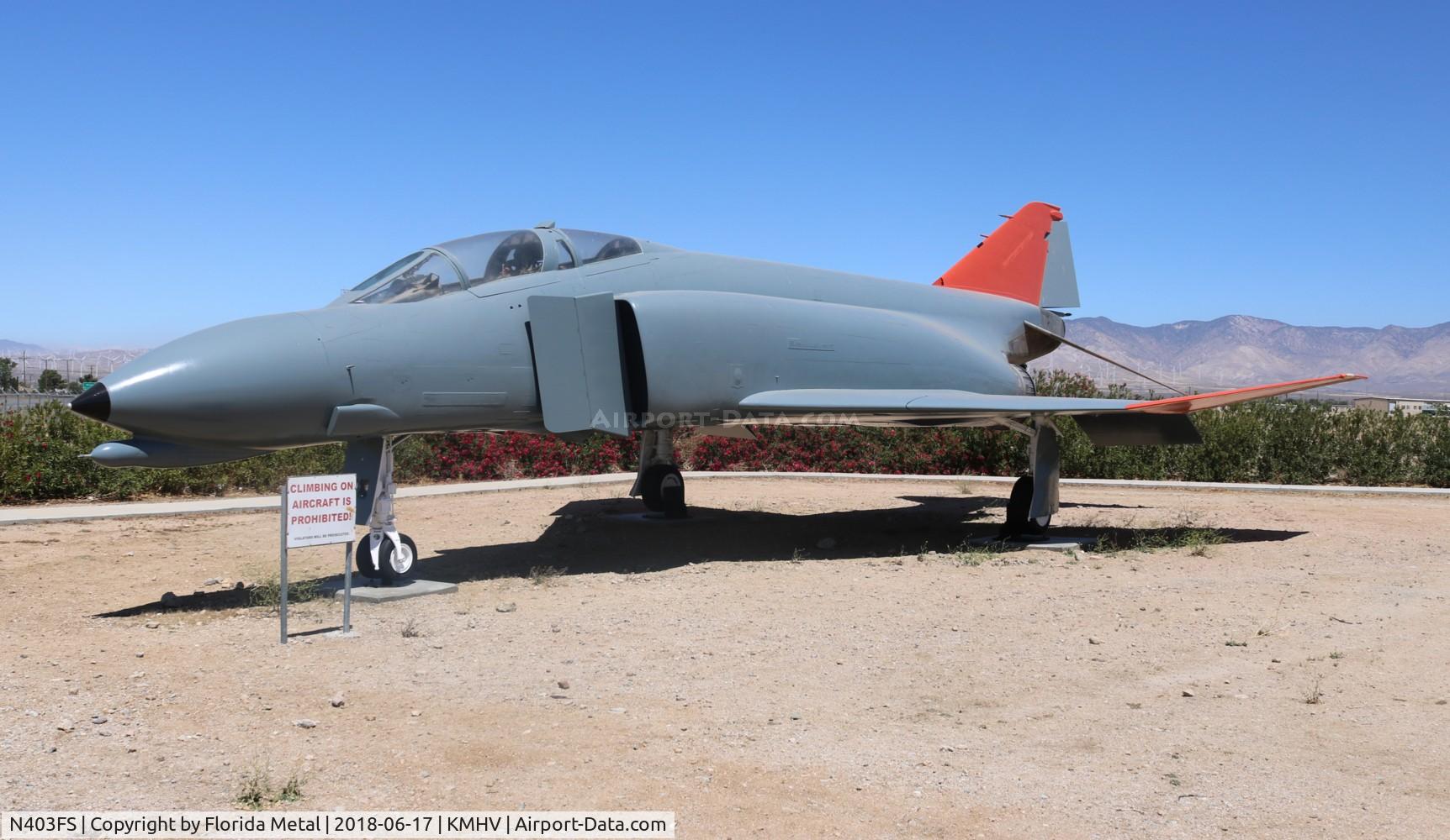 N403FS, 1964 McDonnell F-4C Phantom II C/N 1023, Gate guard