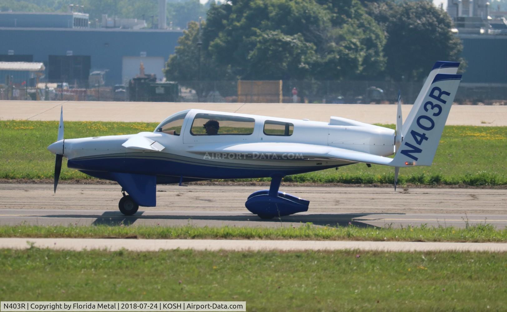 N403R, Rutan Defiant C/N 093, OSH 2018