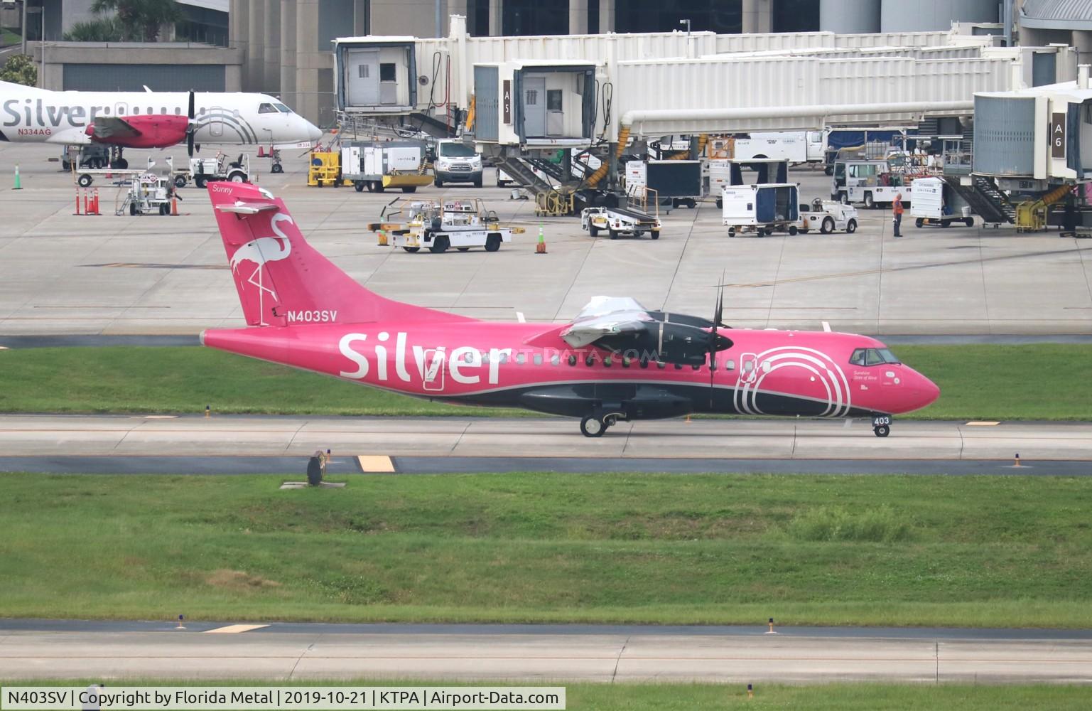 N403SV, 2017 ATR 72-600 (72-212A) C/N 1219, TPA 2019