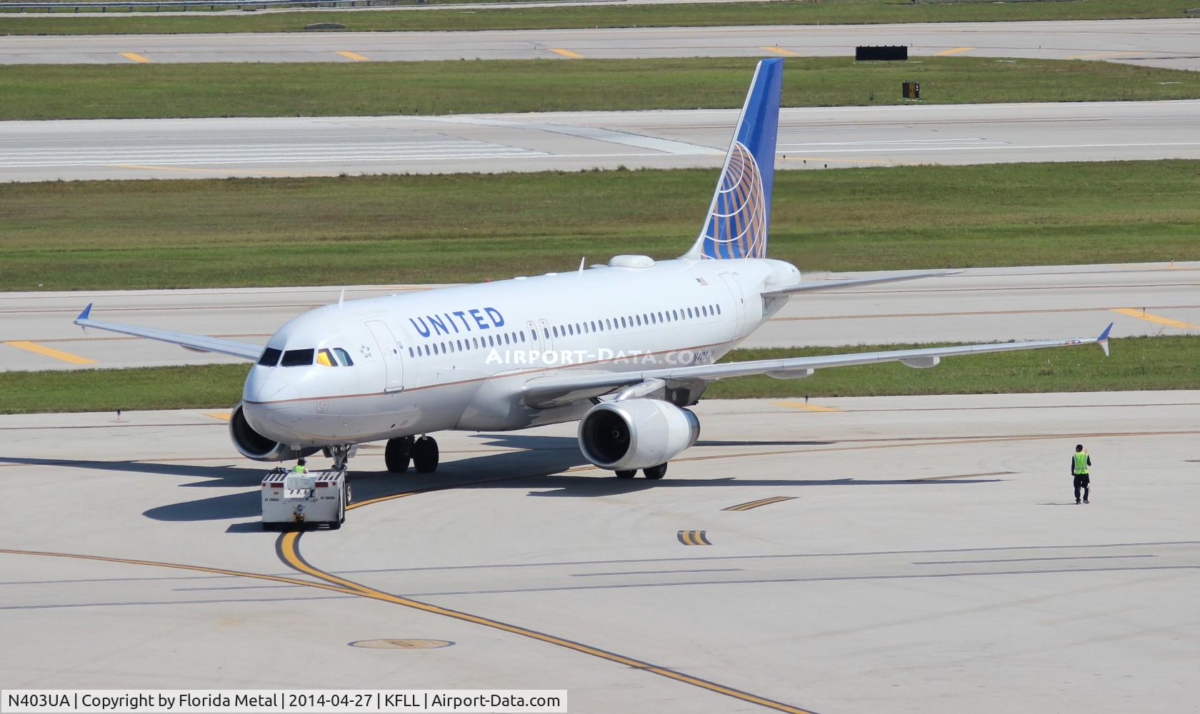 N403UA, 1993 Airbus A320-232 C/N 442, FLL 2014