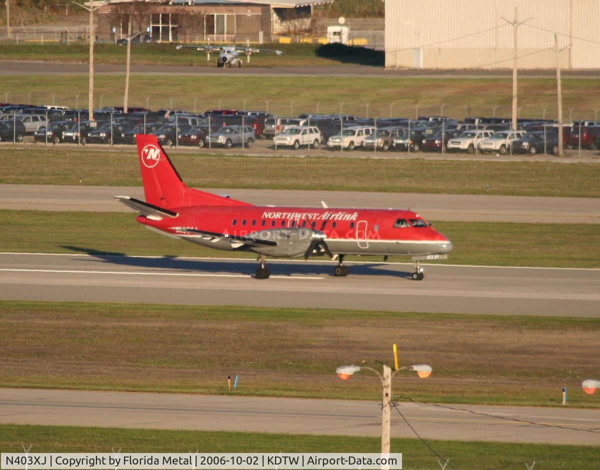 N403XJ, 1996 Saab 340B C/N 340B-403, DTW 2006