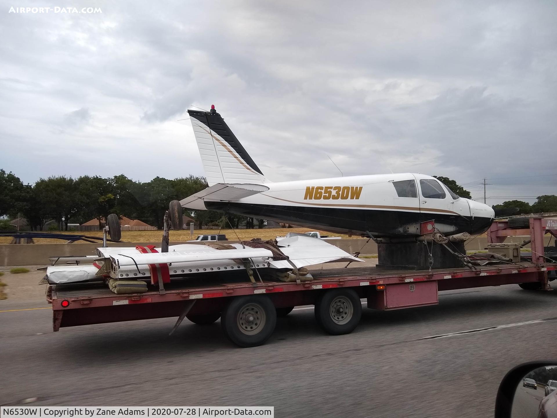 N6530W, 1964 Piper PA-28-140 C/N 28-20609, Off to the salvage yard... http://www.kathrynsreport.com/2020/07/piper-pa-28-140-cherokee-n6530w.html