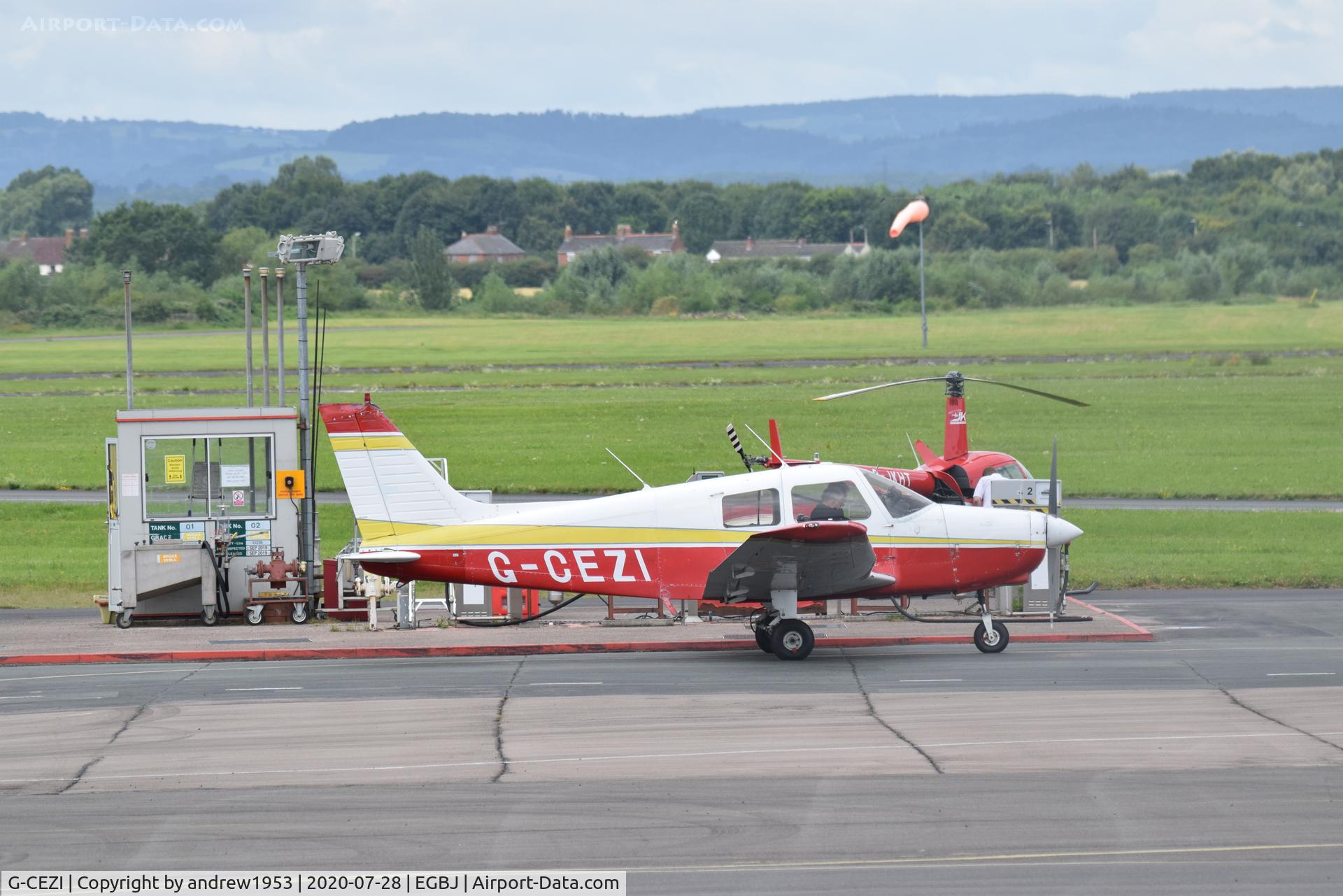 G-CEZI, 1989 Piper PA-28-161 Cadet C/N 2841228, G-CEZI at Gloucestershire Airport.