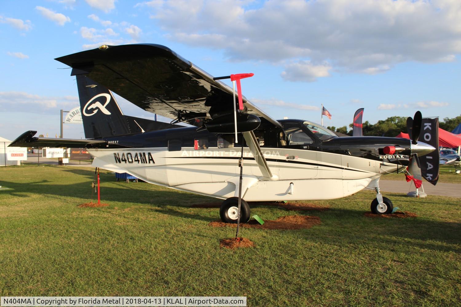 N404MA, 2017 Quest Kodiak 100 C/N 100-0212, SNF 2018
