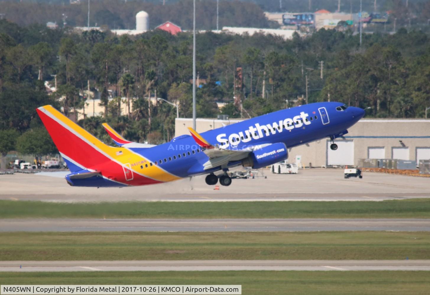 N405WN, 2001 Boeing 737-7H4 C/N 27893, MCO 2017