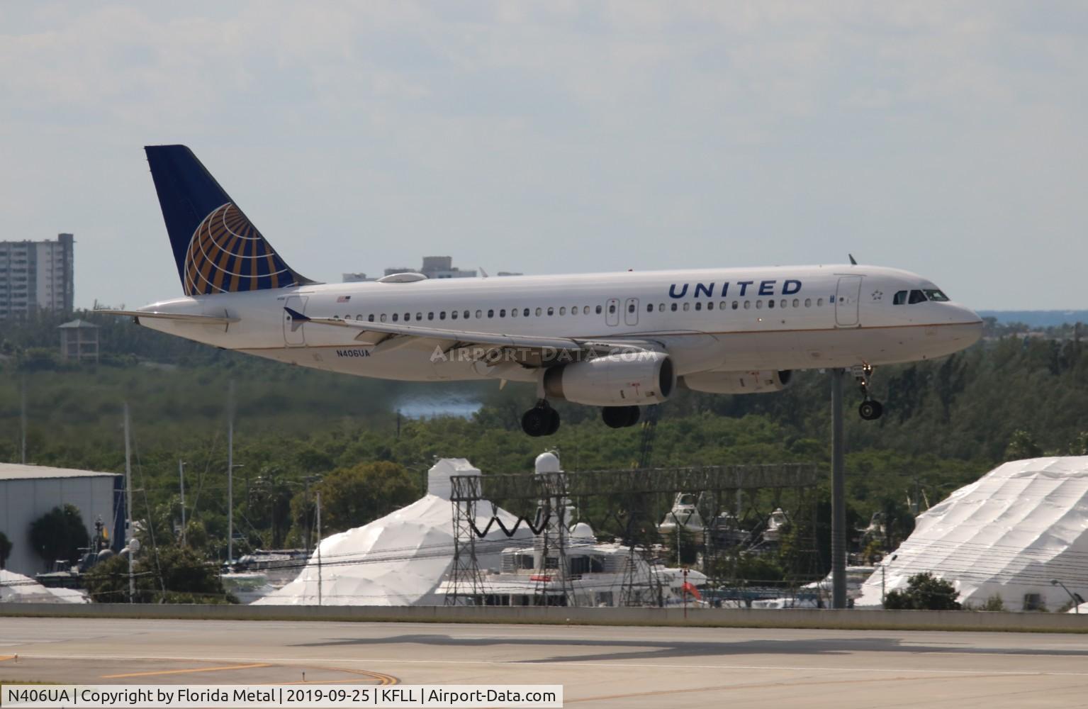 N406UA, 1994 Airbus A320-232 C/N 454, FLL 2019