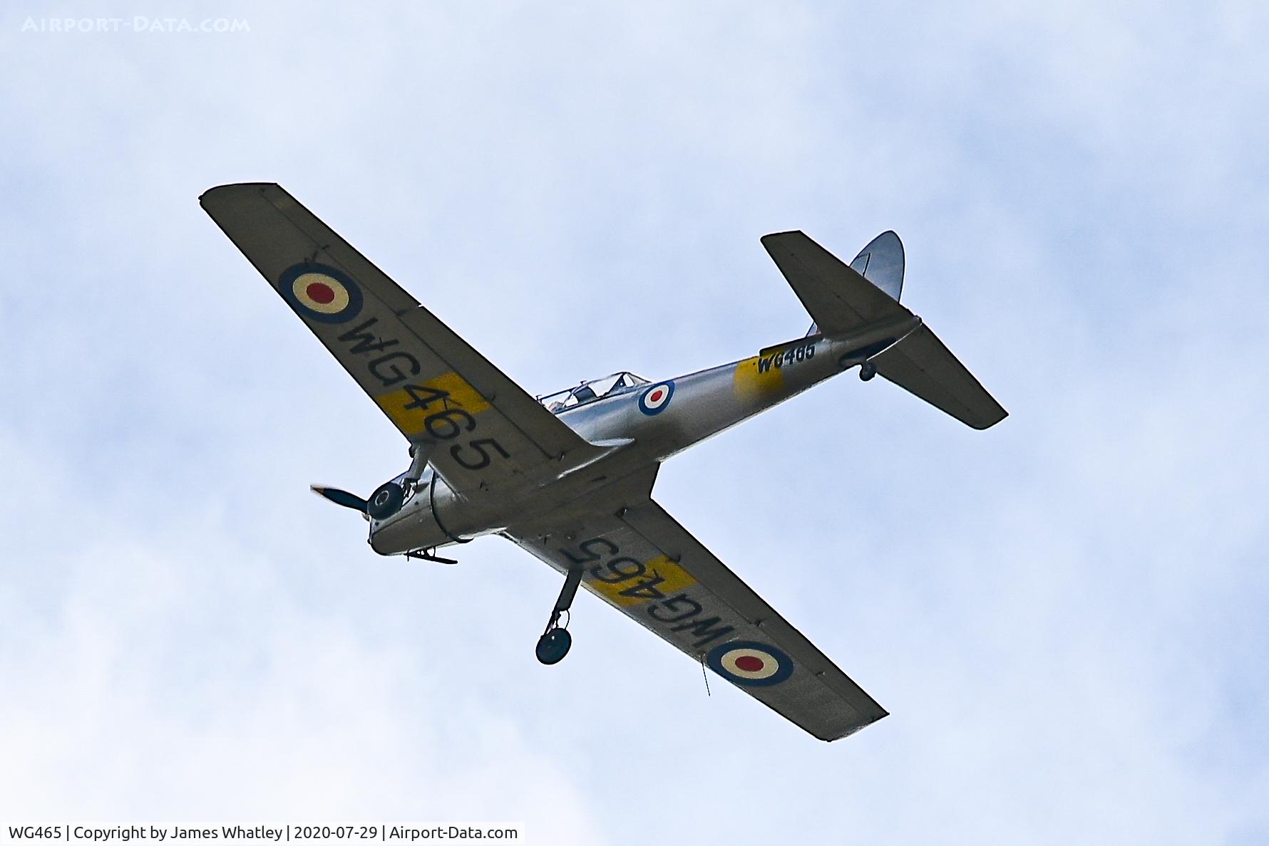 WG465, 1951 De Havilland DHC-1 Chipmunk T.10 C/N C1/0515, Obviously out and about again - near Salisbury
