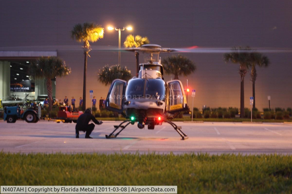 N407AH, Bell 407 C/N 53883, Heliexpo 2011
