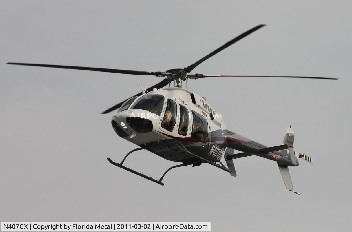 N407GX, 2010 Bell 407 C/N 54300, Heliexpo 2011
