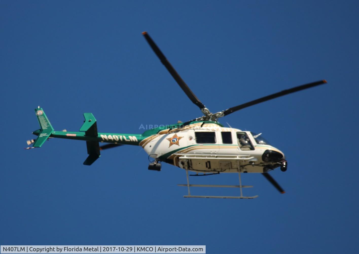 N407LM, 2007 Bell 407 C/N 53767, MCO 2017