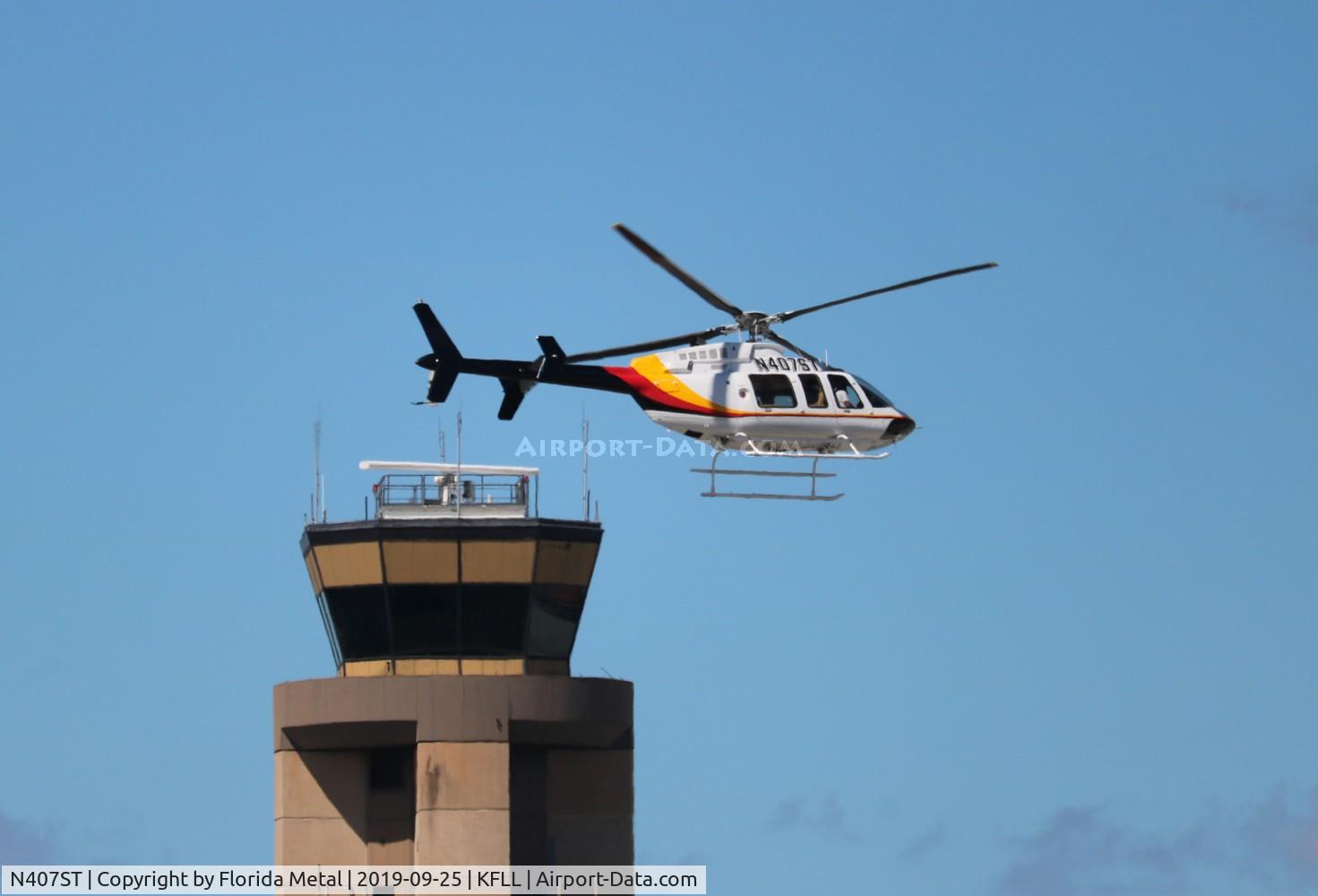 N407ST, 1998 Bell 407 C/N 53256, FLL 2019