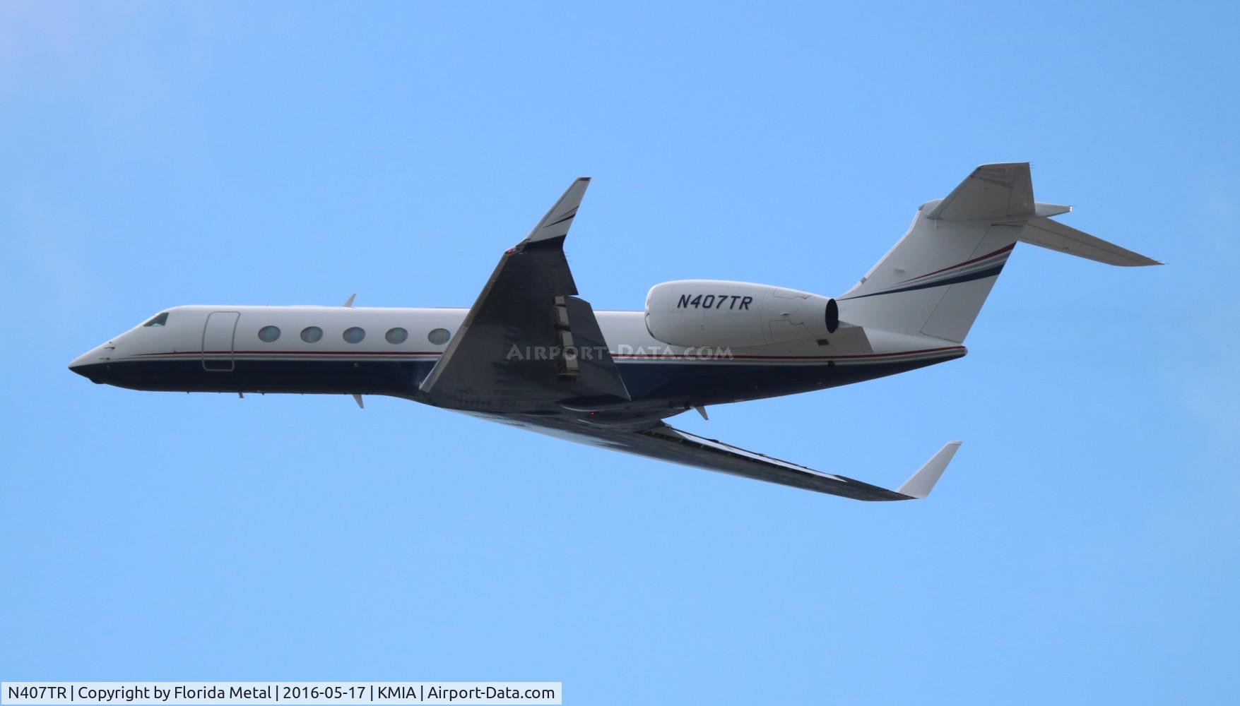 N407TR, Gulfstream Aerospace GV-SP (G550) C/N 5375, MIA 2016