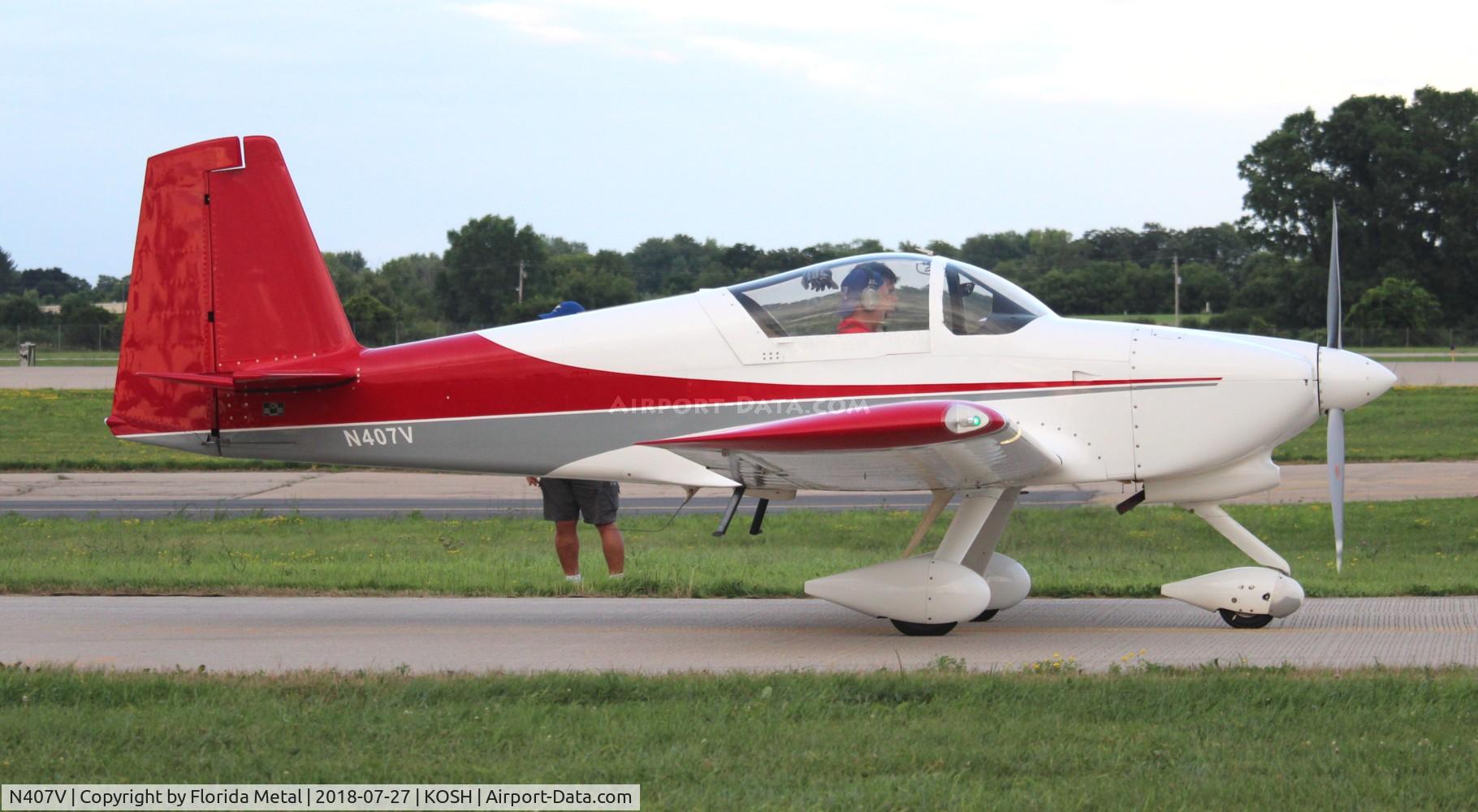 N407V, 2005 Vans RV-7A C/N 70406, OSH 2018