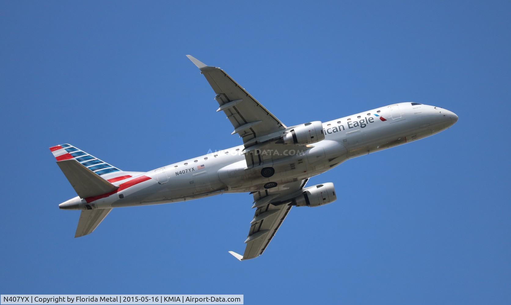 N407YX, 2013 Embraer 175LR (ERJ-170-200LR) C/N 17000370, MIA 2015