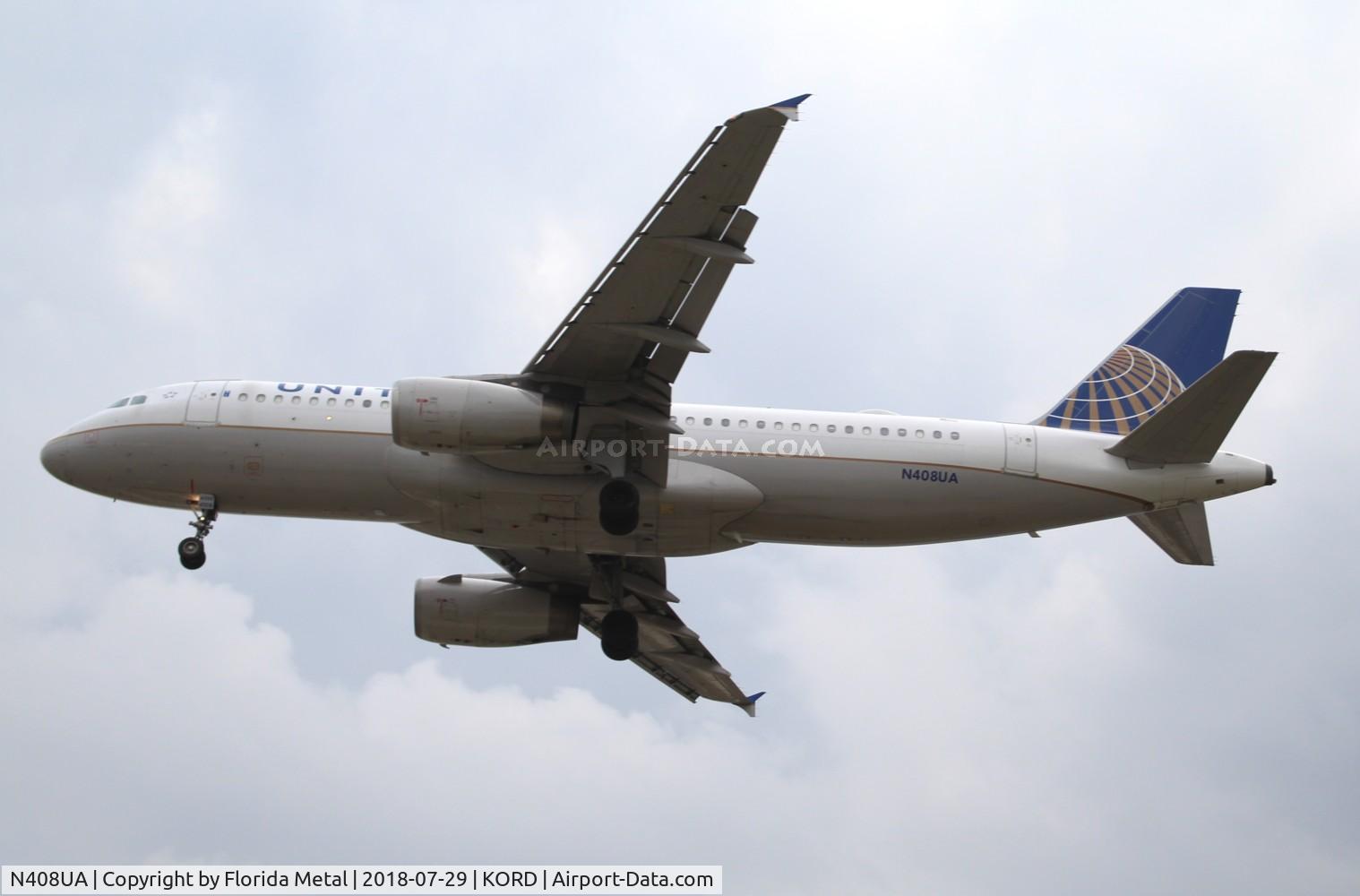 N408UA, 1994 Airbus A320-232 C/N 457, ORD 2018
