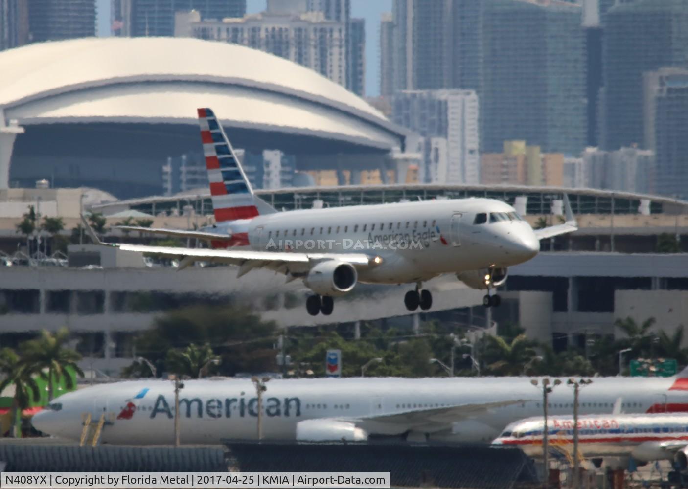N408YX, 2013 Embraer 175LR (ERJ-170-200LR) C/N 17000371, MIA 2017